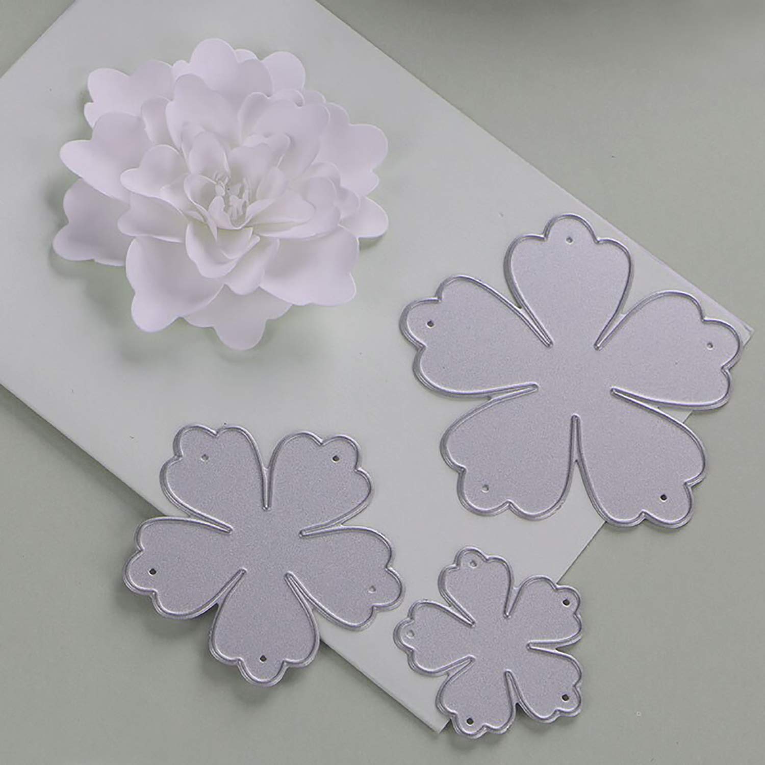 Flowers Blooms Petals Metal Cutting Dies for DIY Scrapbooking | Embossing Stencil for Paper Crafts, Card Making & Album Decoration | Perfect for Wedding Invitations, Gift Tags & Home Decor