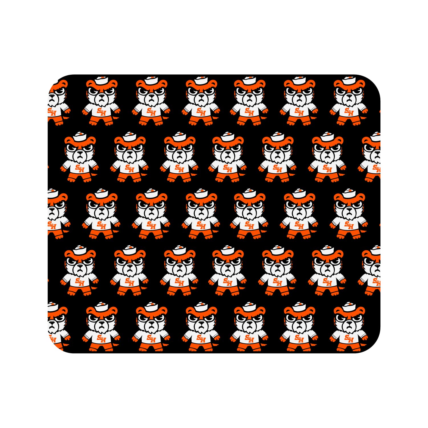 OTM Essentials Sam Houston State University Standard Fabric Mouse Pad - Non-Slip Desk Accessory for Gaming & Office Work - Tokyodachi Mascot Design - Perfect for Students, Gamers & Home Office Use