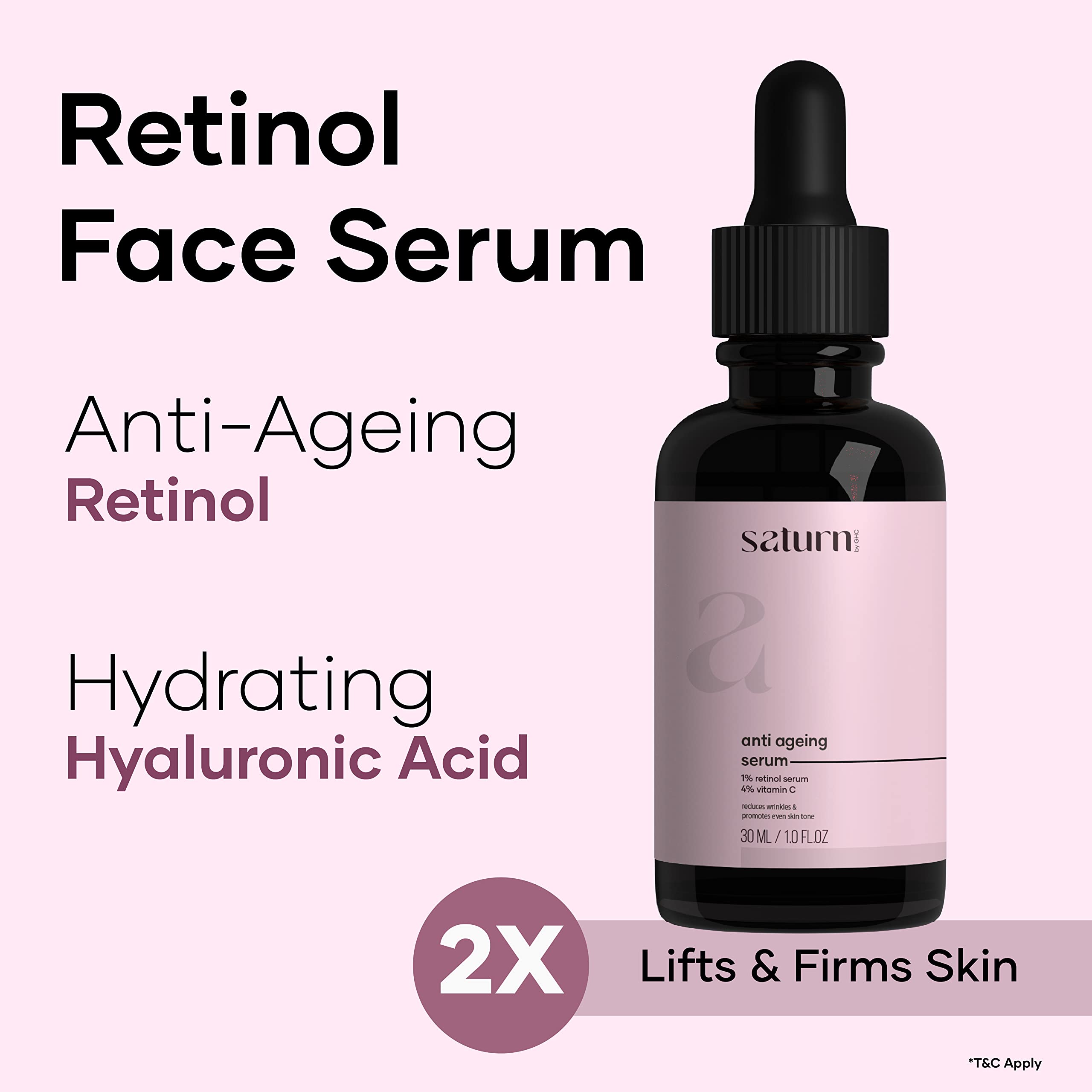 GHC Anti-Aging Face Serum (30ml) & Foaming Face Wash with Built-In Brush (120ml) - Niacinamide Skincare Set for Wrinkles & Dullness - Hydrating & Brightening Combo - Perfect for Daily Skincare Routine & Travel