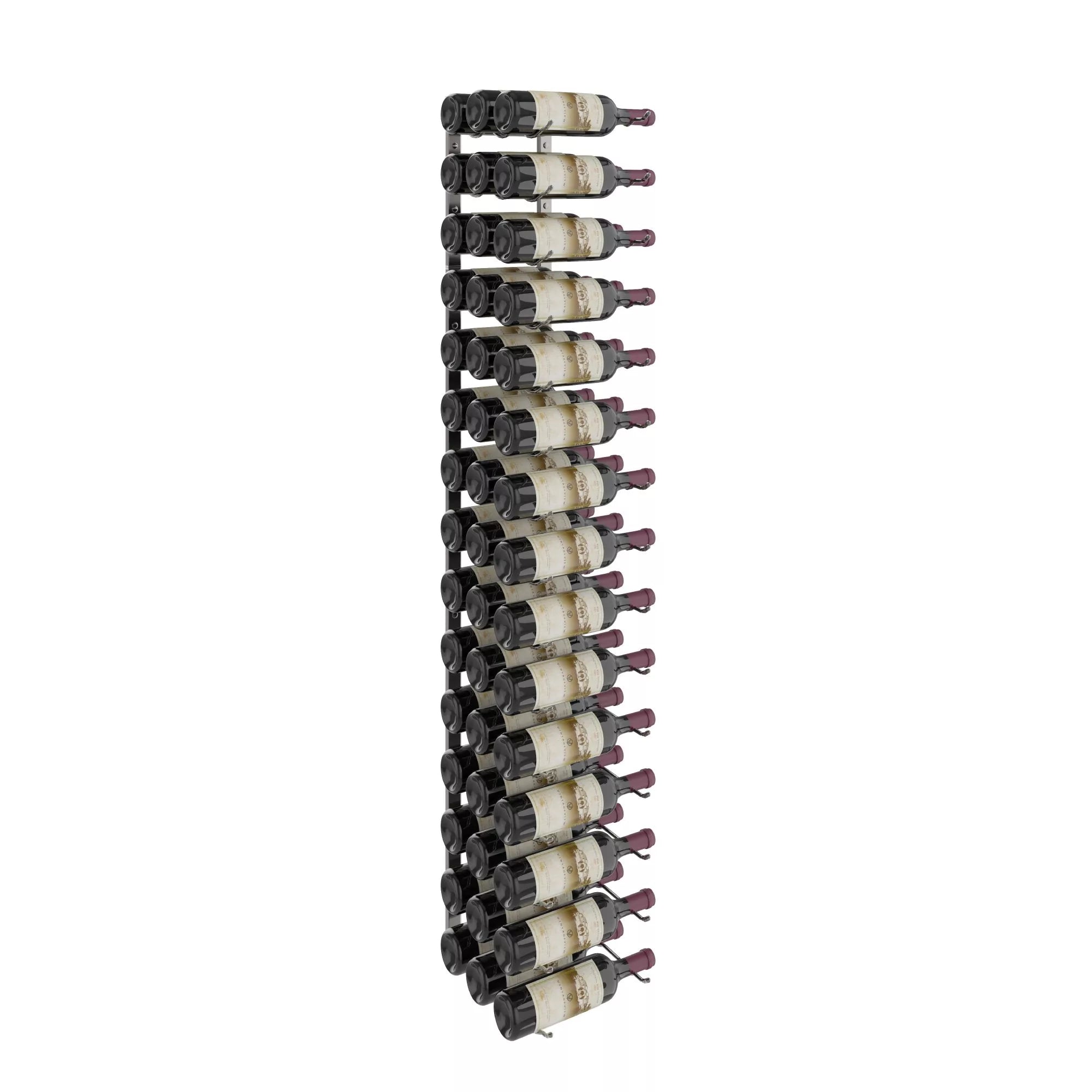 W Series 5 Foot Tall Wine Rack Kit - Holds 15 to 45 Bottles | Perfect for Home Cellars, Wine Bars & Restaurant Storage