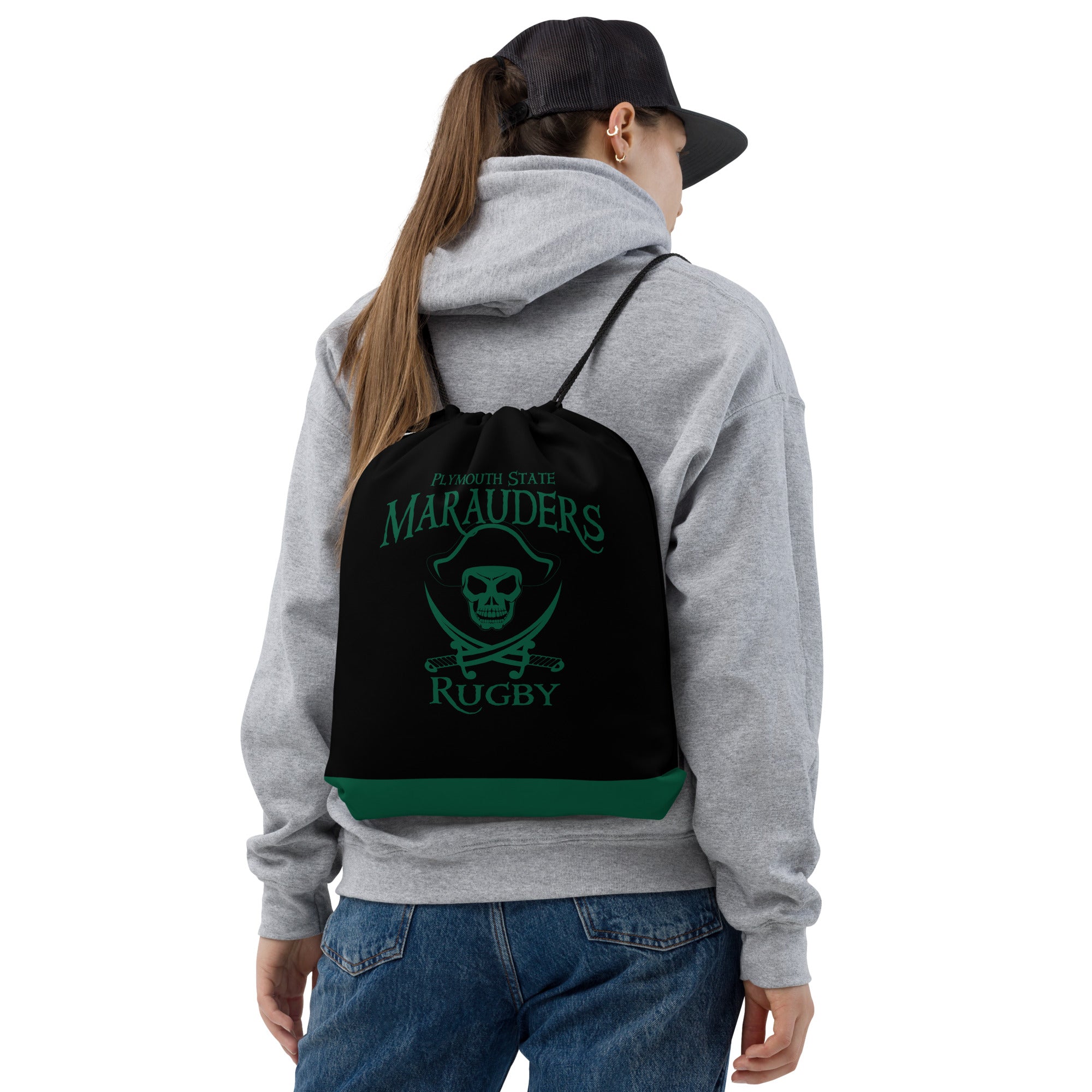 Plymouth State WRFC Drawstring Bag - Durable & Lightweight Backpack for Sports, Gym & Campus Use | Perfect for Students & Athletes