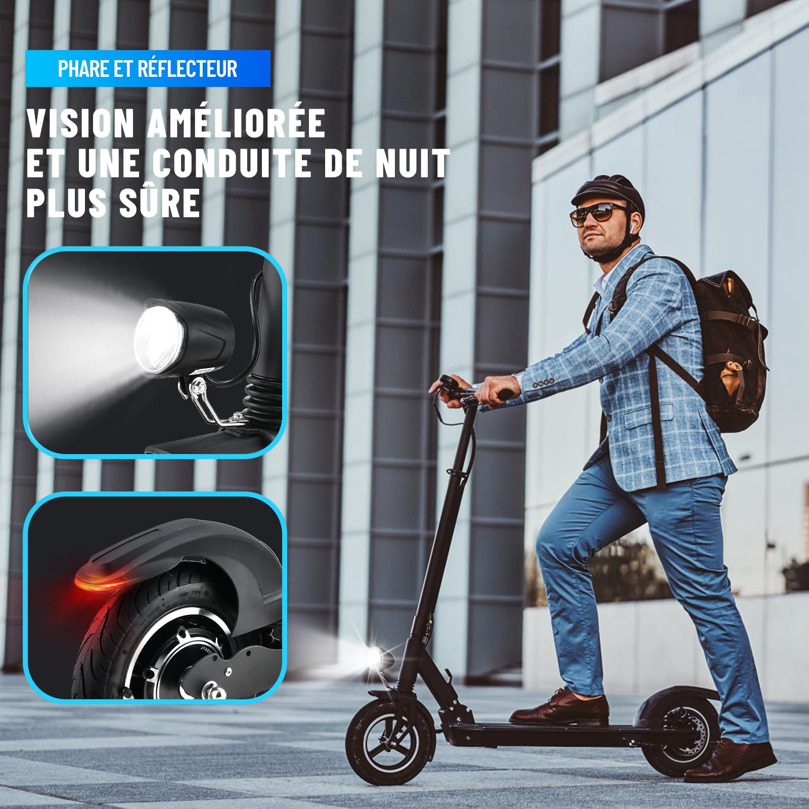 JOYOR Y6S Electric Scooter for Adults - 500W Motor, 48V 18Ah Battery, 55-75km Range, 10