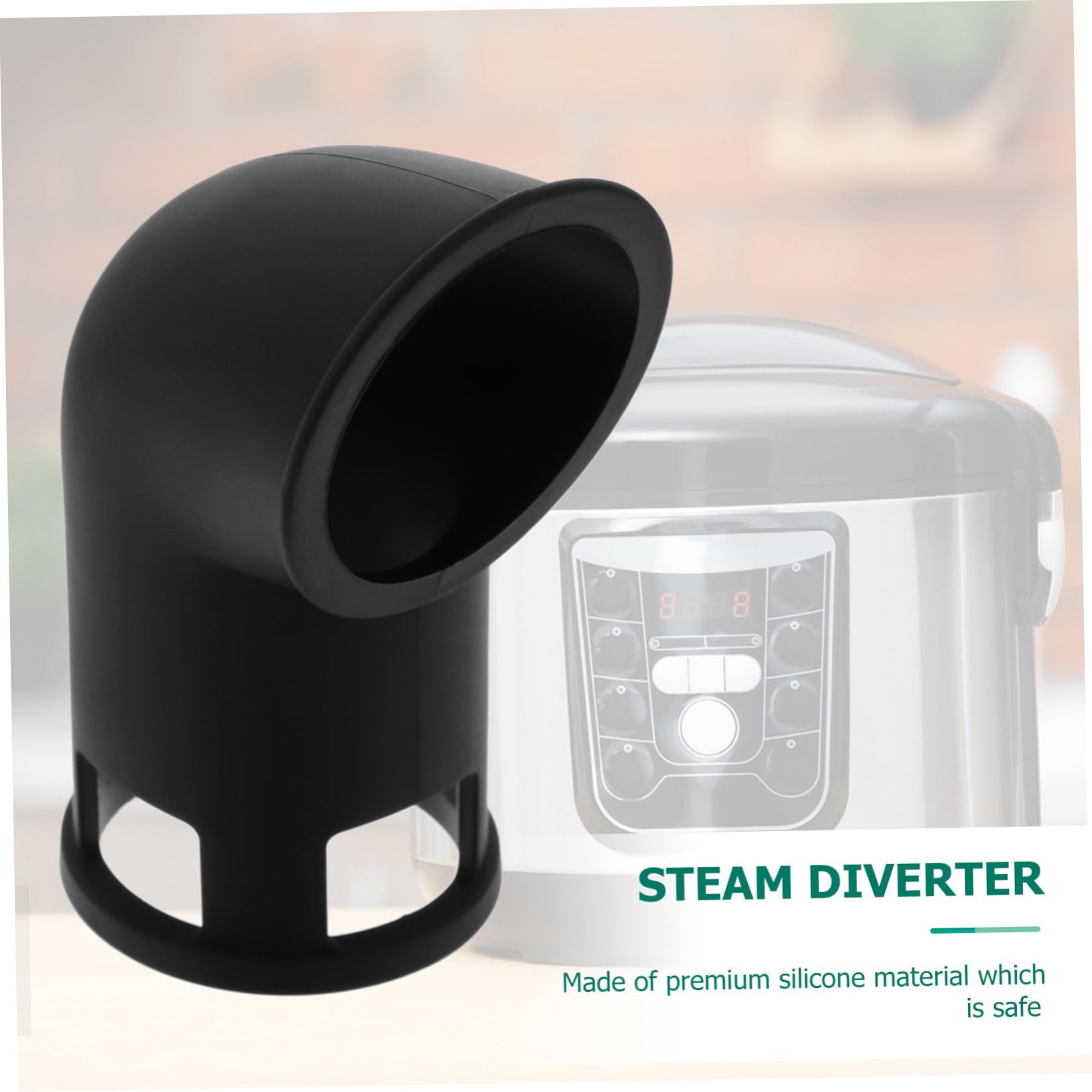 Hemoton 1-Piece Steam Release Valve Splitter - Pressure Cooker Accessory for Kitchen Safety | Perfect for Multi-Cooker, Instant Pot & Stovetop Pressure Cookers | Prevents Steam Burns & Splatters