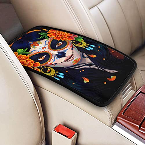 Skull Car Handrail Box Cushion