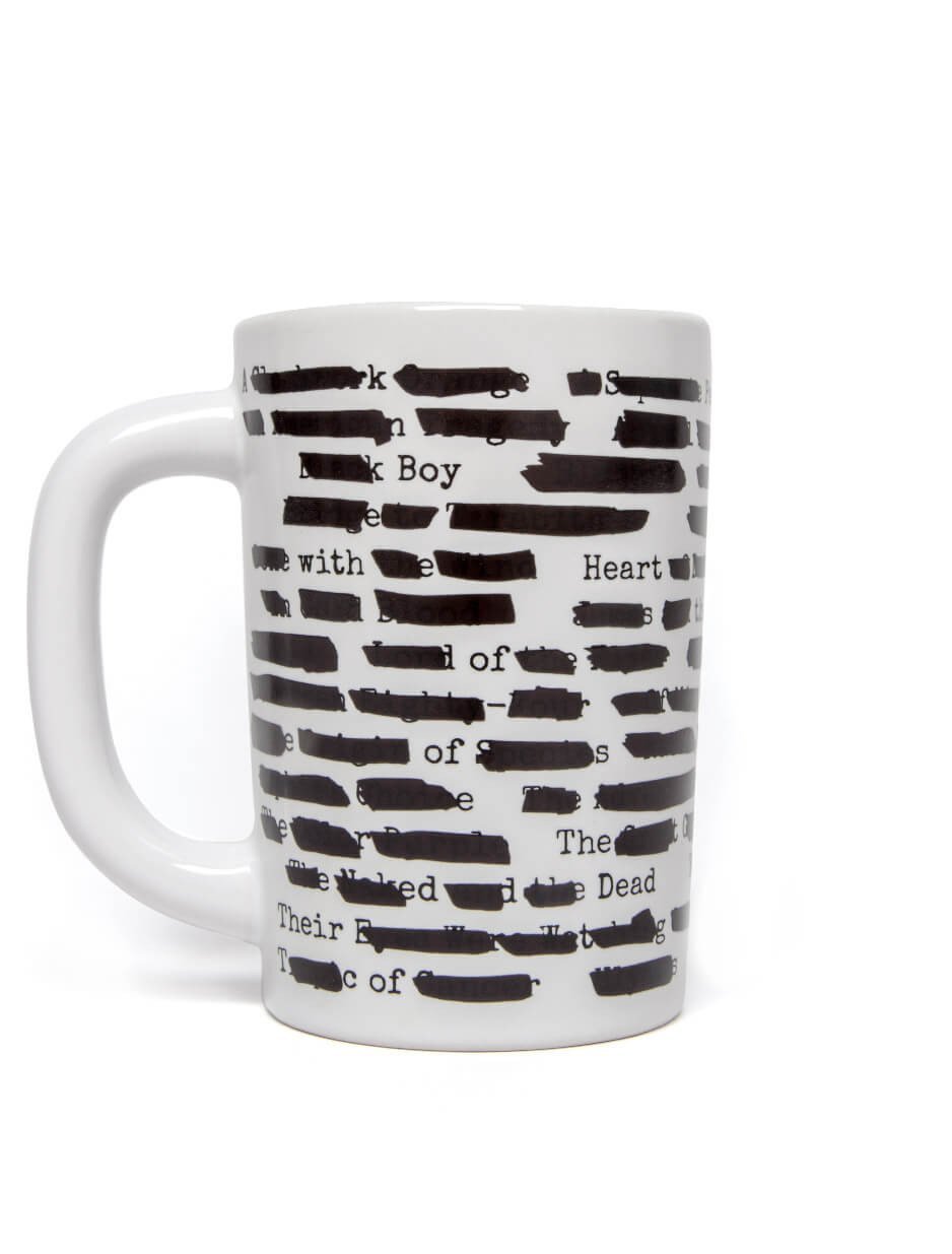 Out of Print Banned Books Coffee Mug - Unique Literary Gift for Book Lovers - Perfect for Reading, Office & Home Use