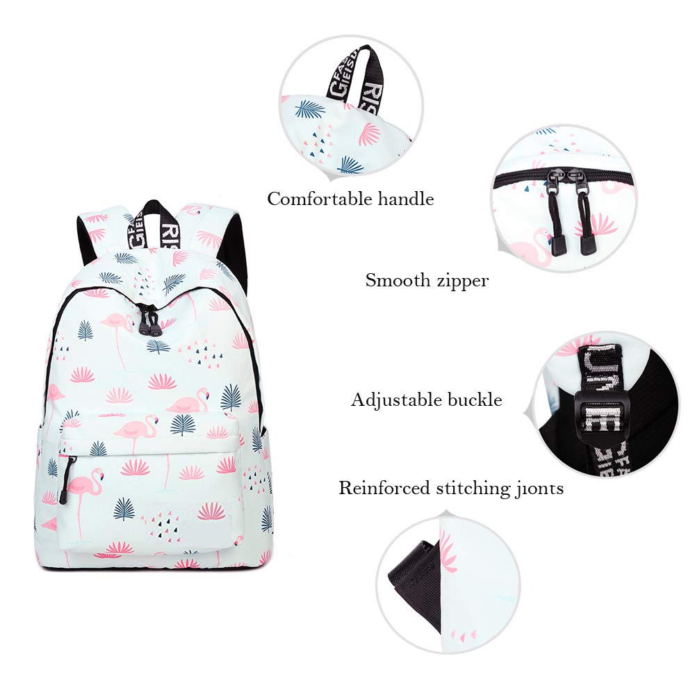 Waterproof School Backpack for Girls Teens - Cute Laptop Bookbag for Travel & Daily Use