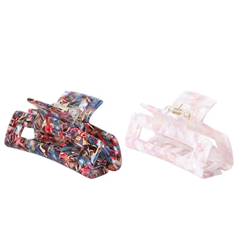 Holibanna Decorative Hair Clips for Women & Girls - Medium Size Hair Claw Clips, Tortoise Hair Jaw Clamps, Barrettes for Shower, Styling & Daily Wear - Perfect Hair Accessories Gift for Women & Teens (Great for Work, School, Parties & Special Occasions)