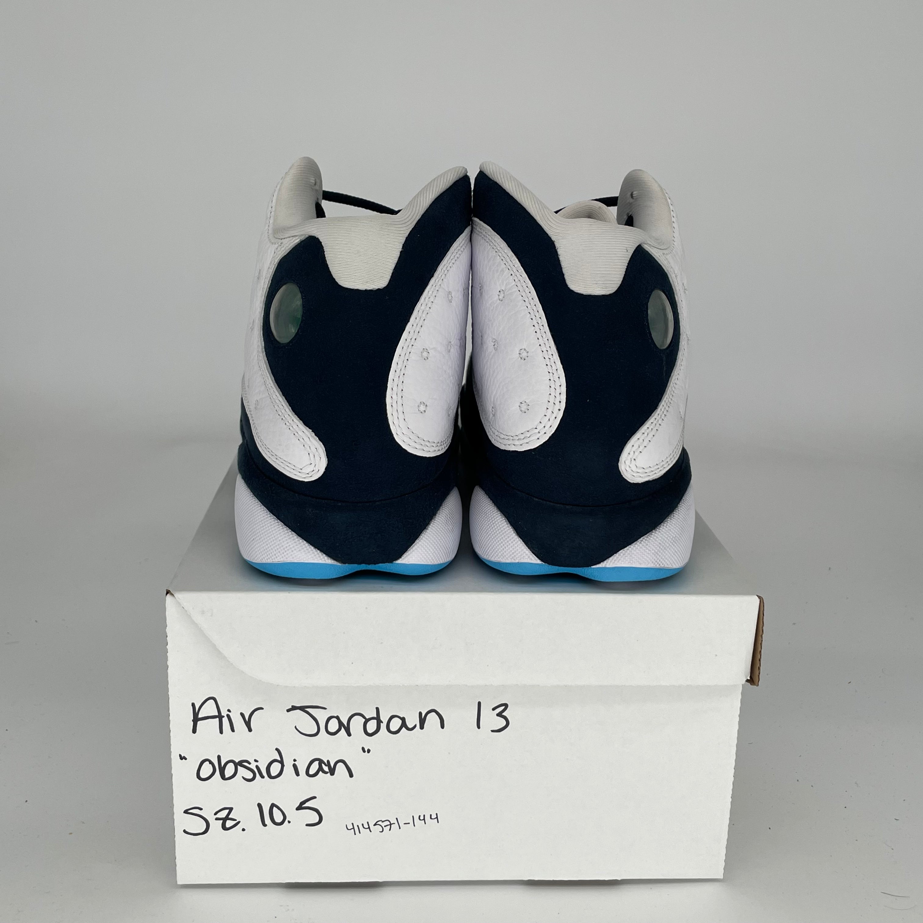 AIR JORDAN 13 OBSIDIAN Men's Basketball Shoes Size 10.5 - 414571-144 | Retro Sneakers for Running, Training & Streetwear Fashion