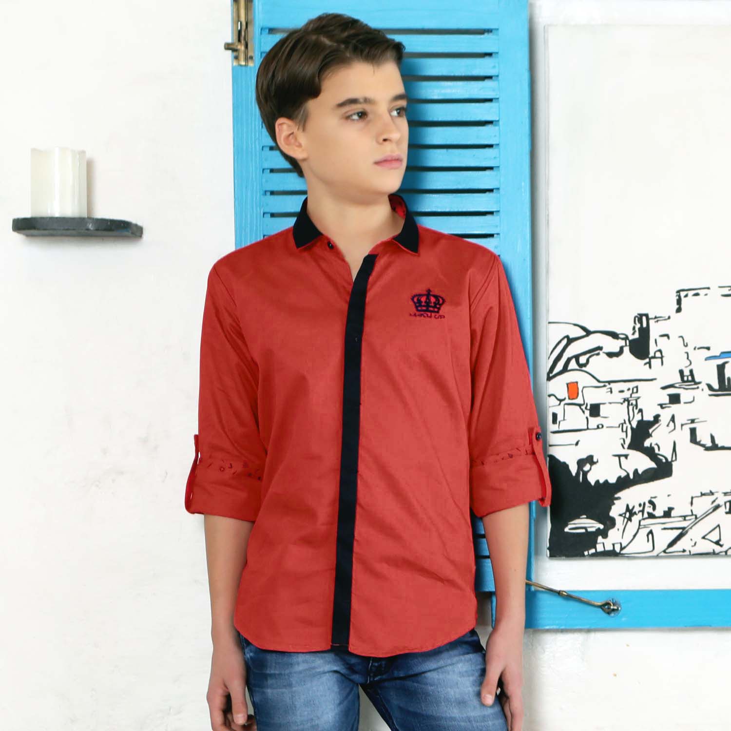 Mashup Classic Designer Shirt for Men - Stylish Casual Button Down Shirt for Work, Party & Everyday Wear