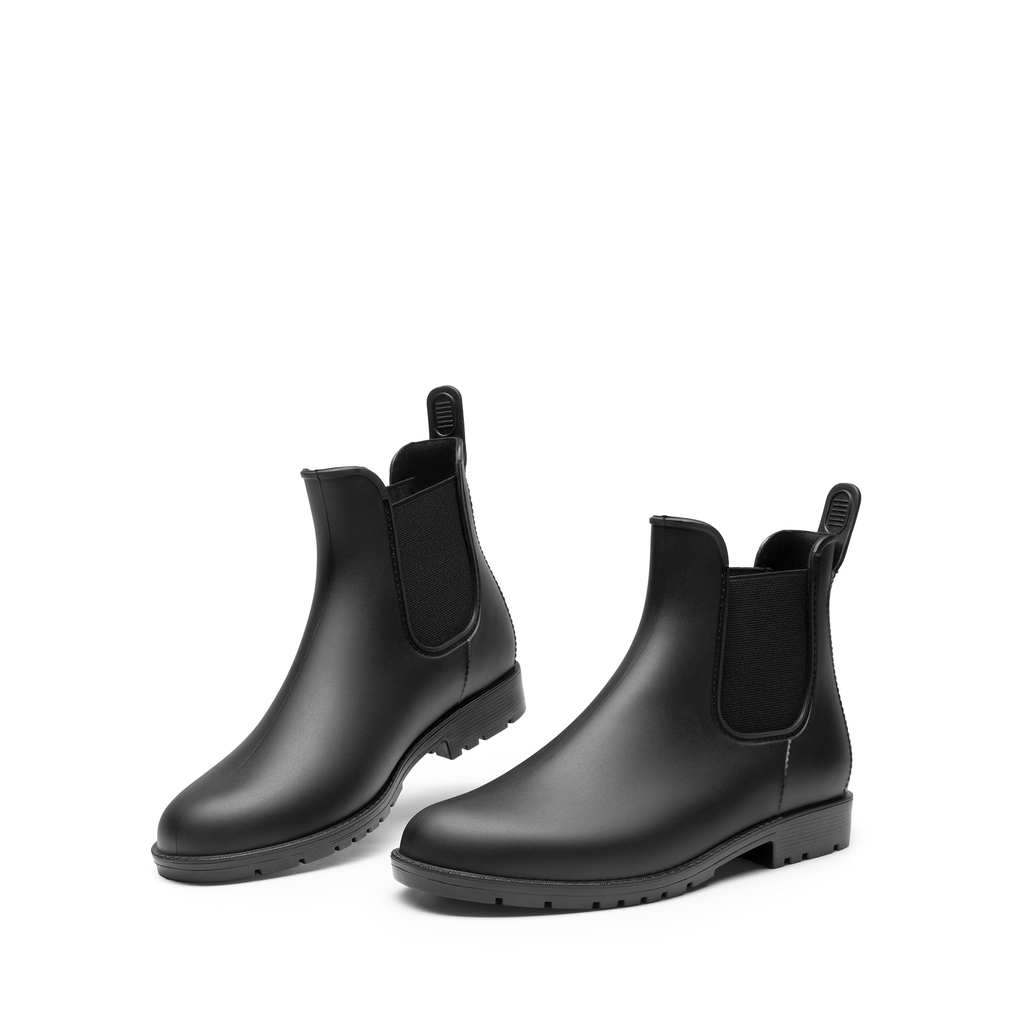 DREAM PAIRS Women's Waterproof Ankle Rain Boots - Slip On Chelsea Short Boots with Elastic for Comfort | Lightweight Garden & Outdoor Shoes for Walking, Hiking, and Rainy Days