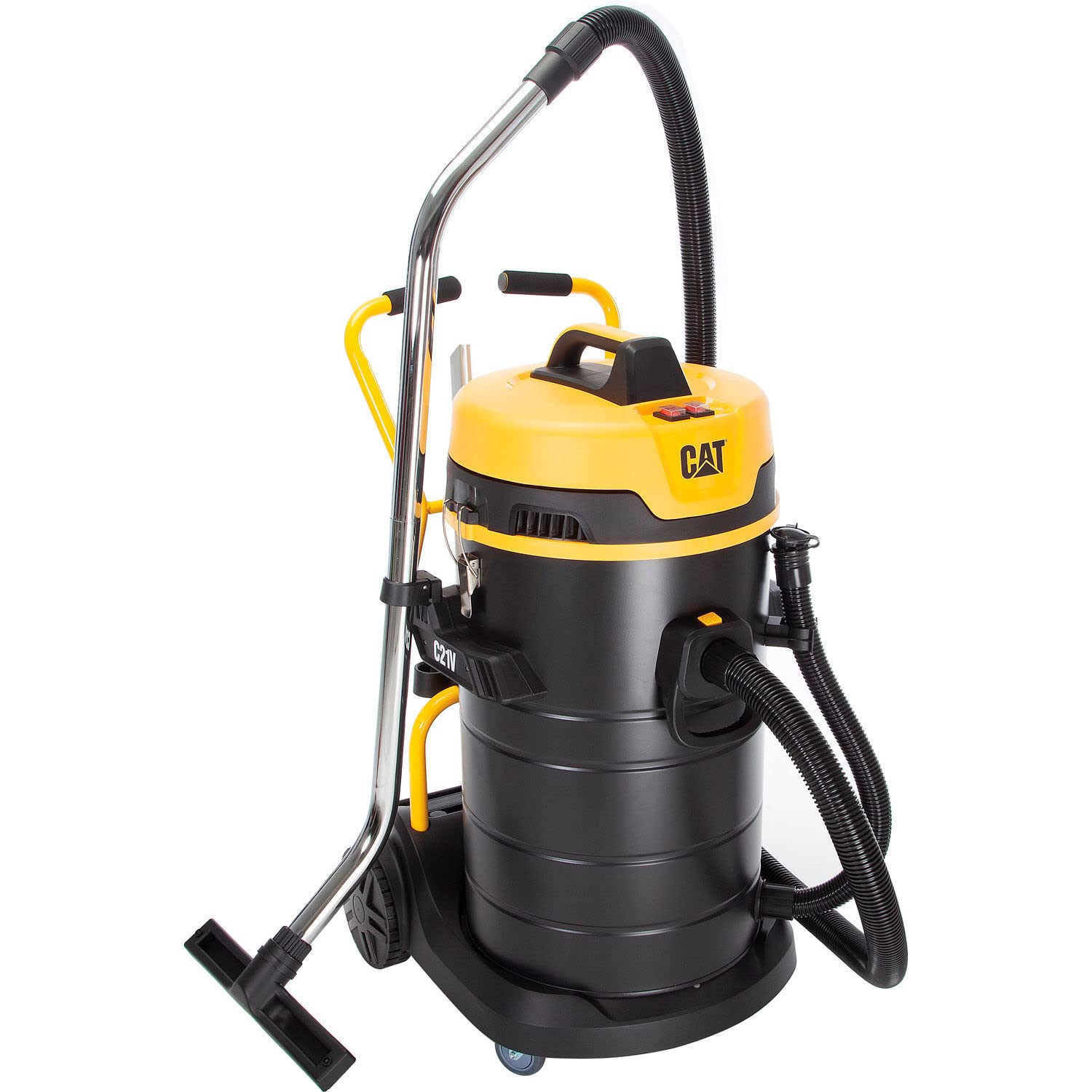 21 Gallon Stainless Steel HEPA Wet/Dry Shop Vacuum for Cats - Powerful Pet Hair & Debris Cleaner for Garages, Workshops & Home Cleaning