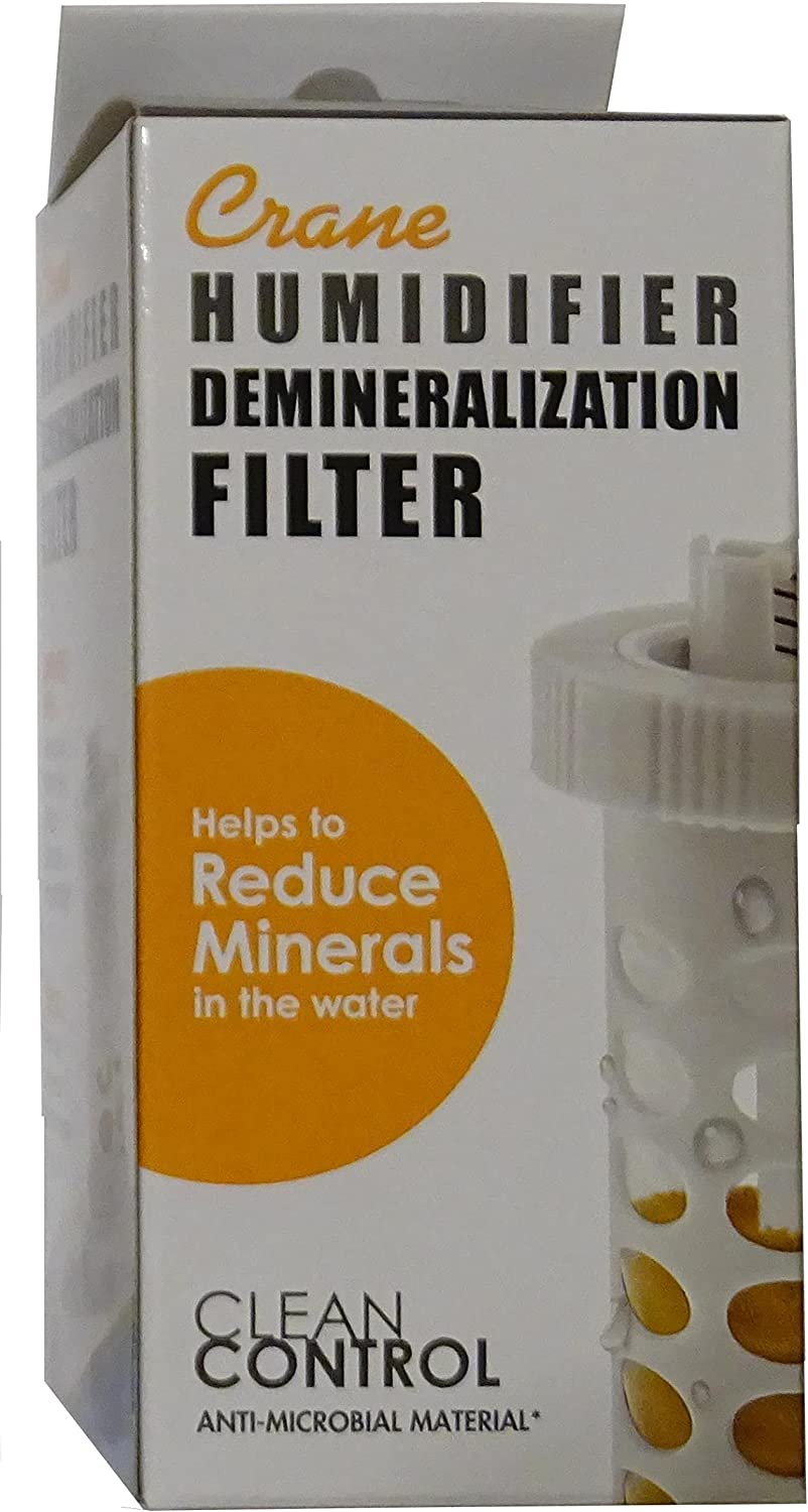 Crane Hard Water Demineralization Filter - Removes Minerals & Impurities for Cleaner Water | Perfect for Home, RV & Camping Use