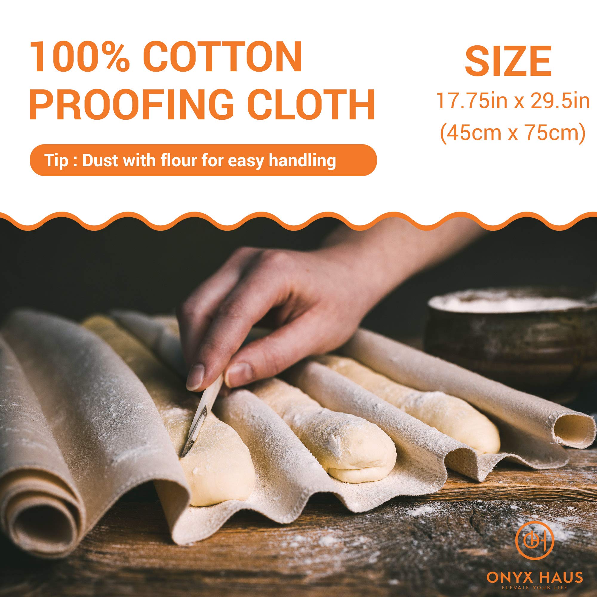 French Bread Baking Kit - Nonstick Baguette Pan, Silicone Baking Mat, Dough Cutter, Bread Lame & Proofing Cloth - Complete Homemade Bread Making Set for Beginners & Bakers | Perfect for French Bread, Artisan Loaves & Family Baking