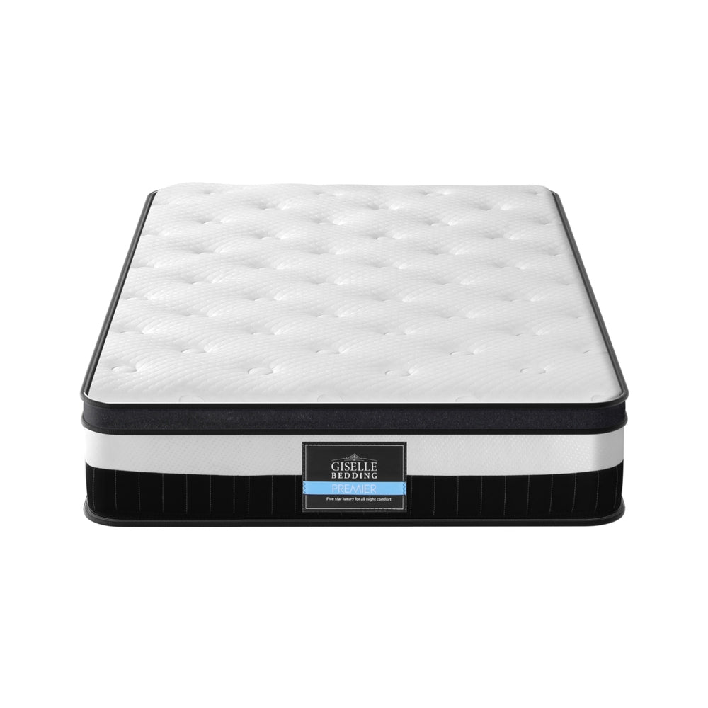Breeze Euro Top Pocket Spring Mattress - 30cm Thick Single Size for Ultimate Comfort | Perfect for Guest Rooms, Dorms & Small Bedrooms