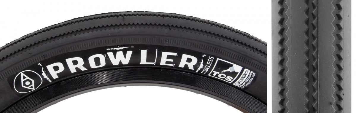 Alienation TCS Prowler Tubeless Folding Bike Tire - 20x2.4, Dual Compound, 60TPI, Black | High-Performance MTB & BMX Tire for Trail Riding & Urban Commuting
