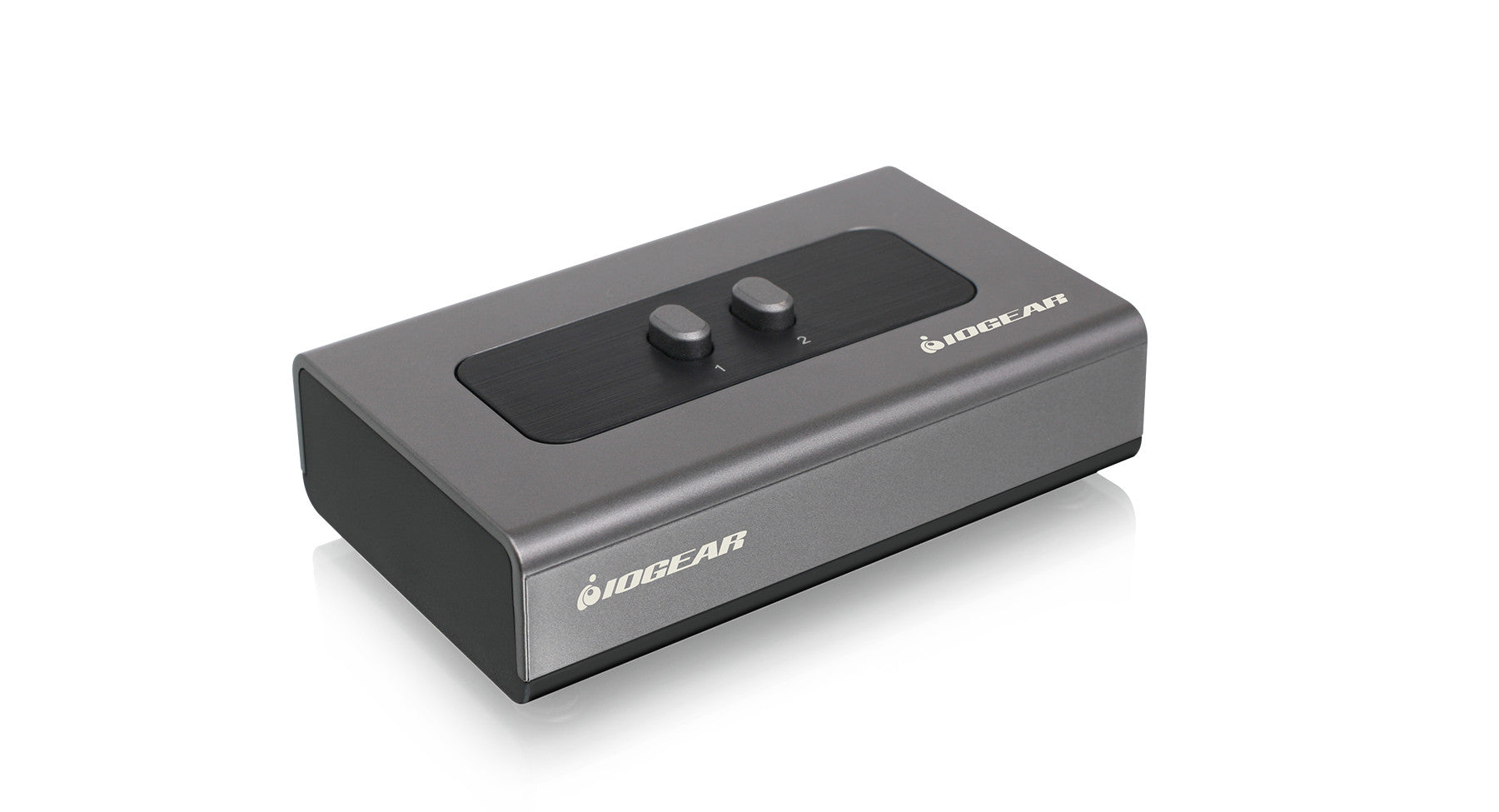 2 Port USB 2.0 Peripheral Sharing Switch - KVM Switch for Keyboard Mouse Printer Sharing Between 2 Computers - Ideal for Home Office & Multi-Device Workstations