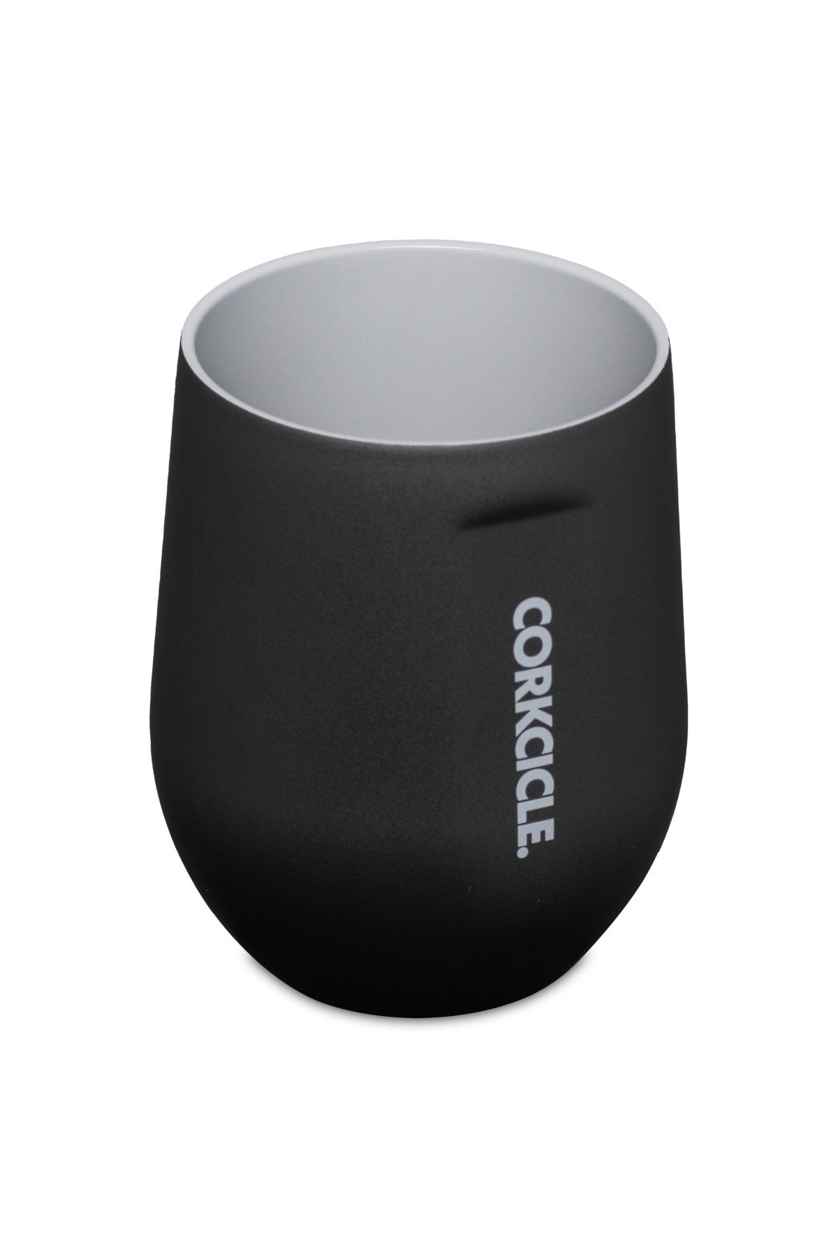 Premium Corkcicle Pure Taste Stemless Wine Glass - 12 Oz Insulated Tumbler for Chilled White & Red Wine - Perfect for Parties, Picnics & Outdoor Gatherings - Elegant Black Design
