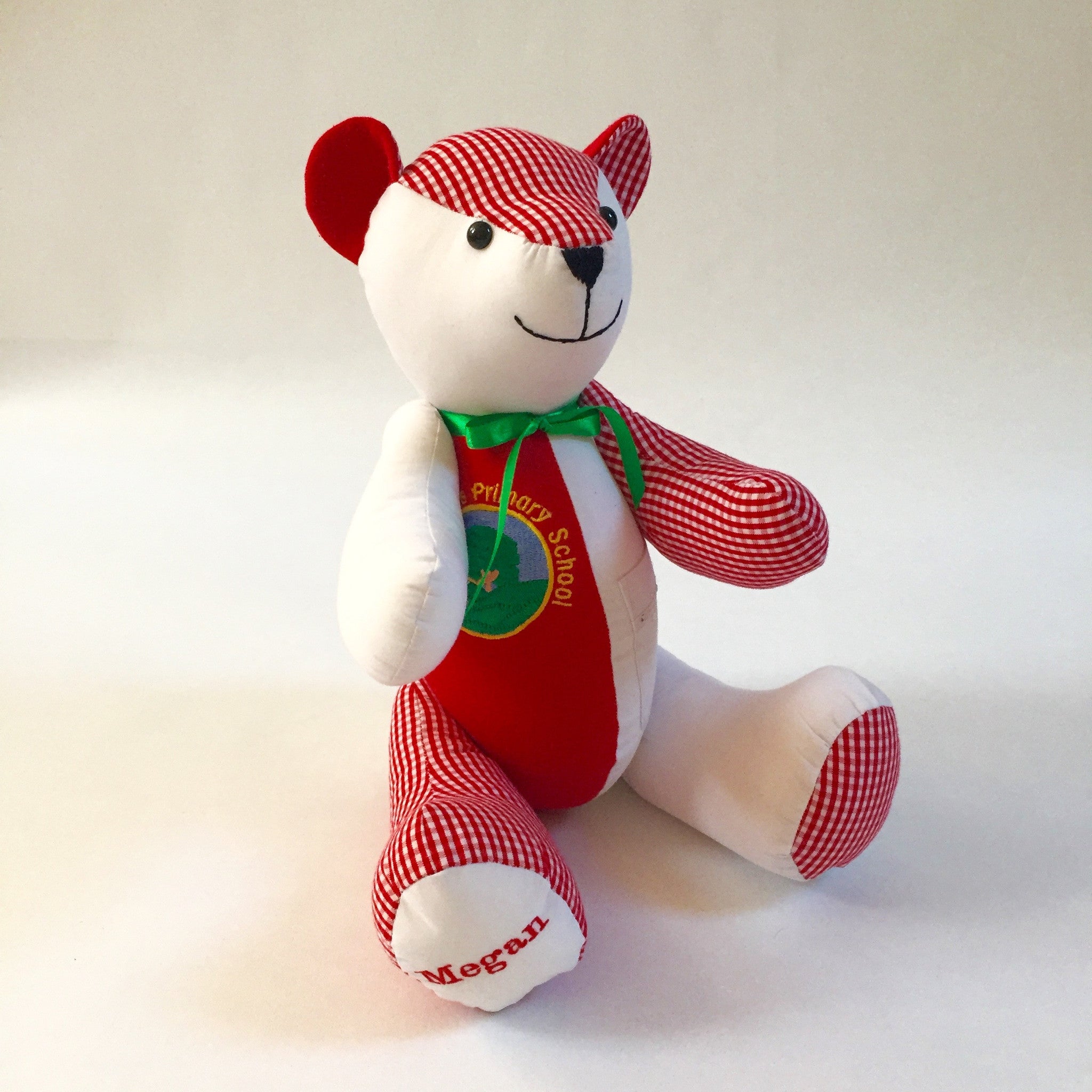 Custom Memory Bear Plush Toy - Personalized Keepsake for Graduates, School Leavers & Special Occasions | Perfect Gift for Graduation, Farewell & Cherished Memories