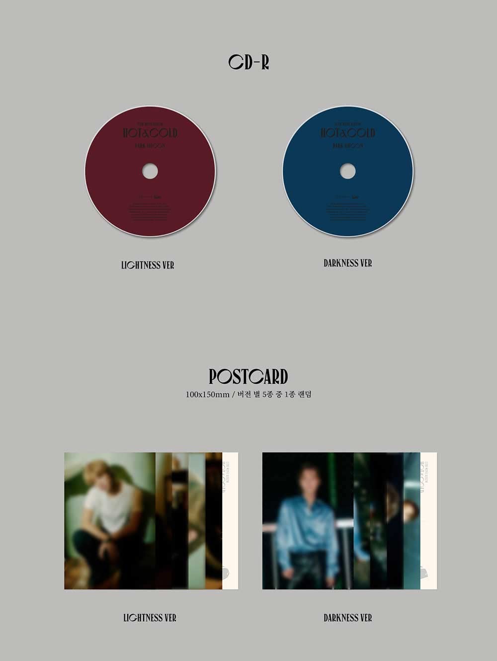 Park JI Hoon - HOT&Cold (5th Mini Album) K-Pop CD with Photobook - Random Version | Perfect for K-Pop Collectors & Fans, Great Gift for Music Lovers