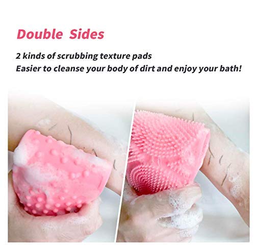 RIGJAK Dual-Sided Body Scrubber - Exfoliating Shower Brush for Men & Women - Perfect for Dead Skin Removal & Deep Cleaning