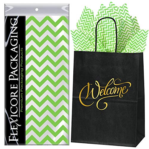 Lime Green Chevron