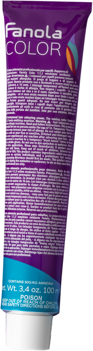 Fanola No Yellow Colour Chocolate 5.29 Hair Mask 100ml - Professional Toning Treatment for Blonde, Gray & Bleached Hair at Home Salon