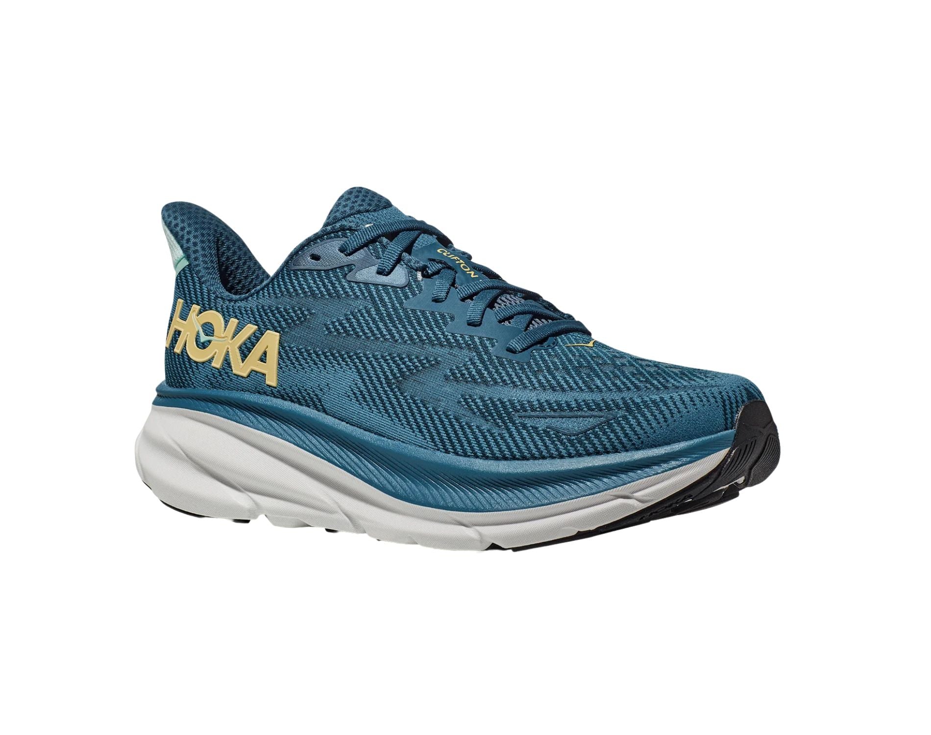 Hoka One One Clifton 9 Men's Running Shoes - Lightweight Cushioned Road Running Sneakers for Marathon Training & Daily Jogging