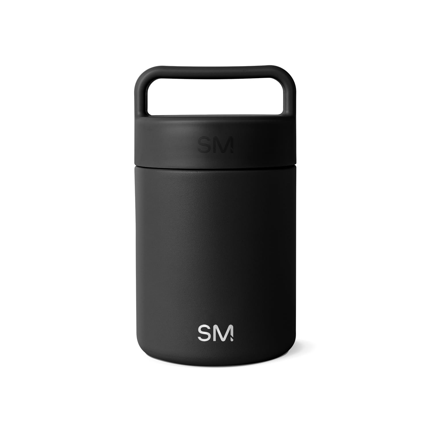 Simple Modern 12oz Insulated Stainless Steel Food Thermos - Hot Lunch Container for Adults & Kids | Leak-Proof & Durable | Perfect for Office, School, Camping & Travel | Midnight Black