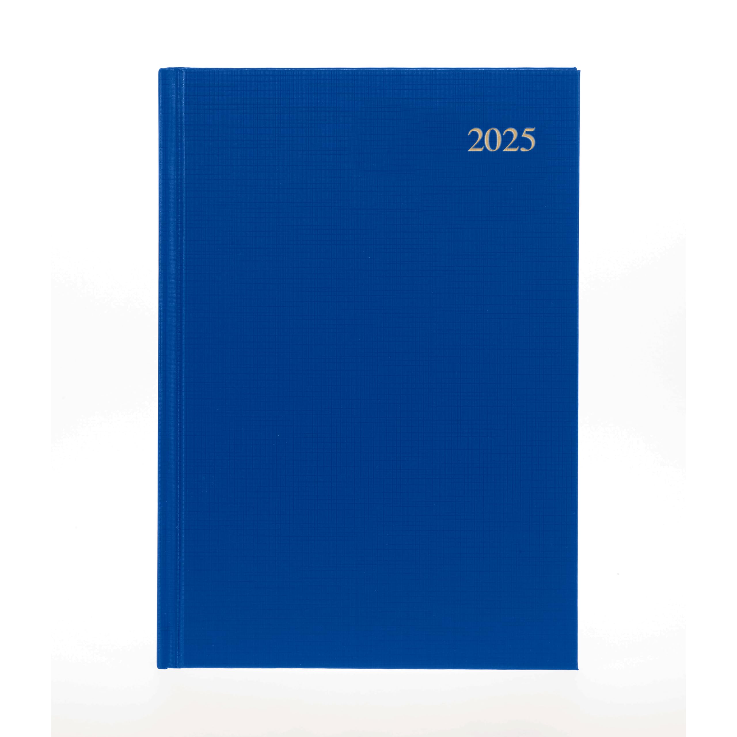 Collins Essential 2025 Business Diary - A4 Weekly Planner with Leathergrain Hardback Cover, Blue (ESSA43.60-25) - Perfect for Office Professionals, Entrepreneurs & Students - Ideal for Scheduling Meetings, Tracking Deadlines & Organizing Daily Tasks