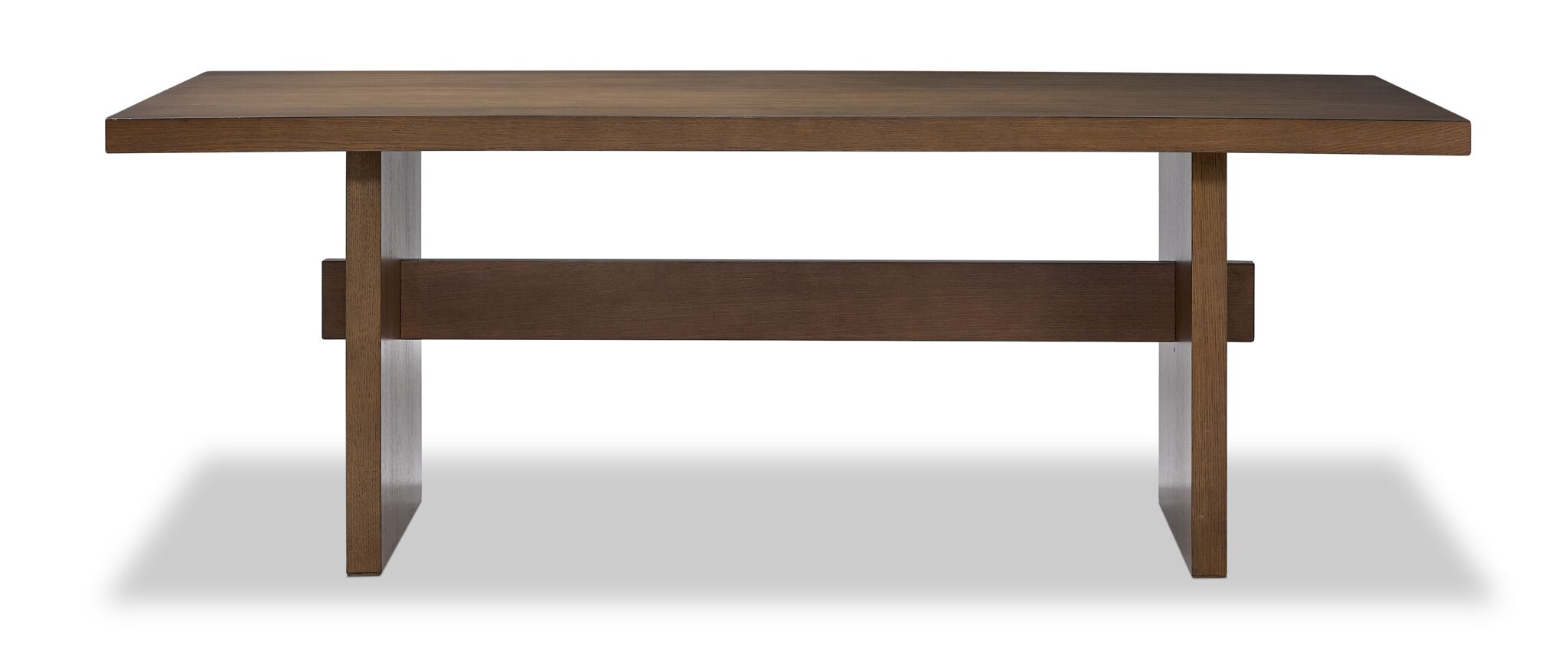 Light Brown Biscotti Dining Table - Modern Wooden Kitchen Table for Dining Room, Breakfast Nook & Small Space - Perfect for Family Gatherings & Dinner Parties
