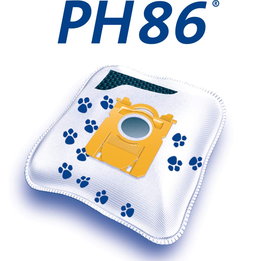 Swirl PH 86 NeutralizAir Vacuum Cleaner Bags for Philips - 4 Bags + 1 HEPA Filter | Dust & Allergen Reduction | Perfect for Home Cleaning & Pet Hair Removal