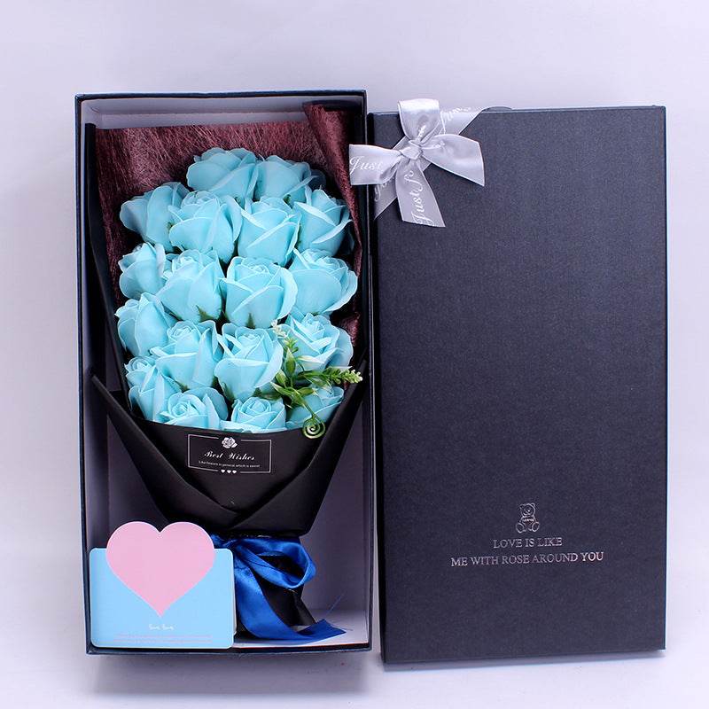 Romantic Forever Rose Gift Box - Preserved Real Roses in Elegant Box, Perfect for Anniversaries, Valentine's Day & Special Occasions