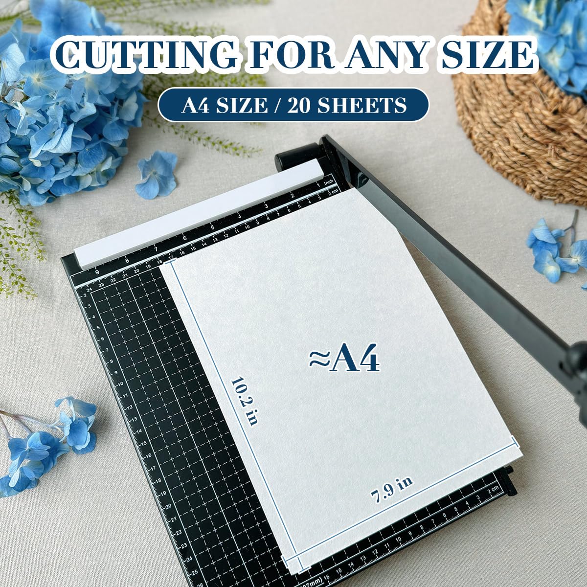 20 Sheets A4 Size Blotting Paper for Flower Pressing Kit - Large Absorbent Herbarium Paper for Drying Flowers, Botanical Specimen Preservation & DIY Craft Projects - Perfect for Adults, Artists & Nature Enthusiasts (20 White Sheets) - Ideal for Wedding Bouquet Preservation, Scrapbooking & Botanical Art Projects