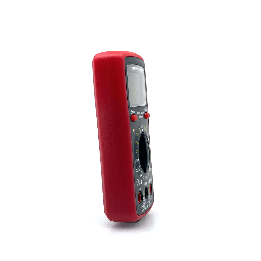 3 ½ Digit 2000 Count True RMS Manual Ranging Digital Multimeter MM300 - Professional Electrical Testing for Home, Automotive & Industrial Use