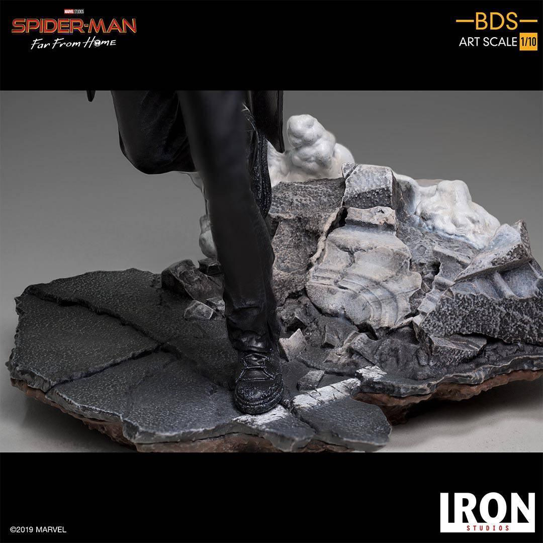 Iron Studios Spider-Man: Far From Home Nick Fury BDS Art Scale 1/10 Statue - Premium Collectible for Marvel Fans & Home Decor