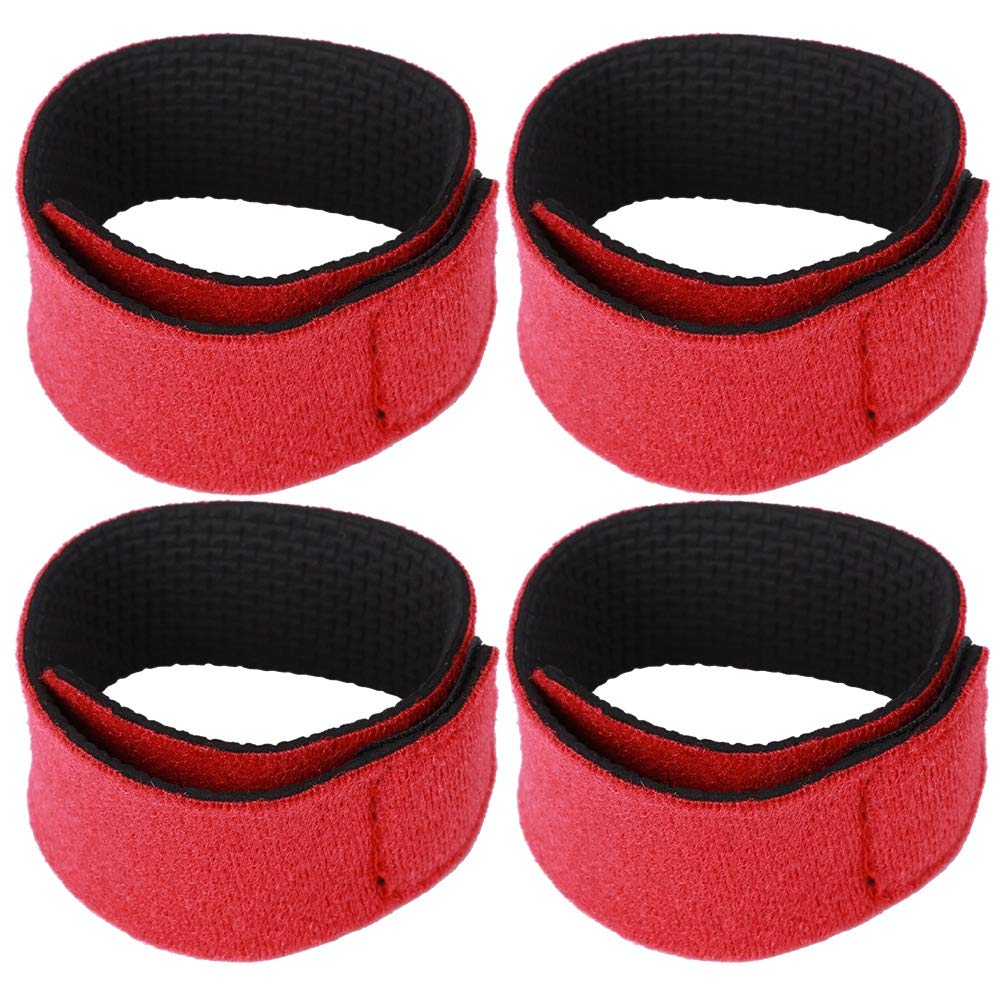 **VGEBY 4-Pack Stretchy Fishing Rod Straps - Adjustable Belt Ties for Fishing Tackle & Cable Rod Holders - Secure Rod Storage for Boats, Kayaks & Shore Fishing**