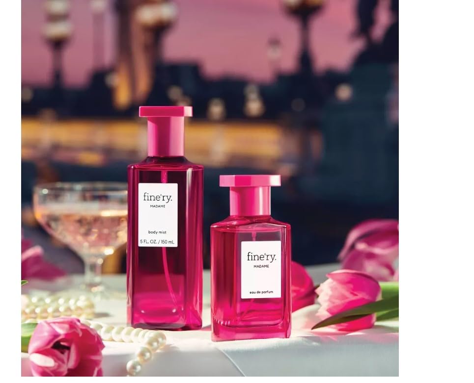 Fine'ry Women's Madame Eau de Parfum - 2 fl oz Floral Fragrance for Women | Long-Lasting Perfume for Date Night, Office & Special Occasions