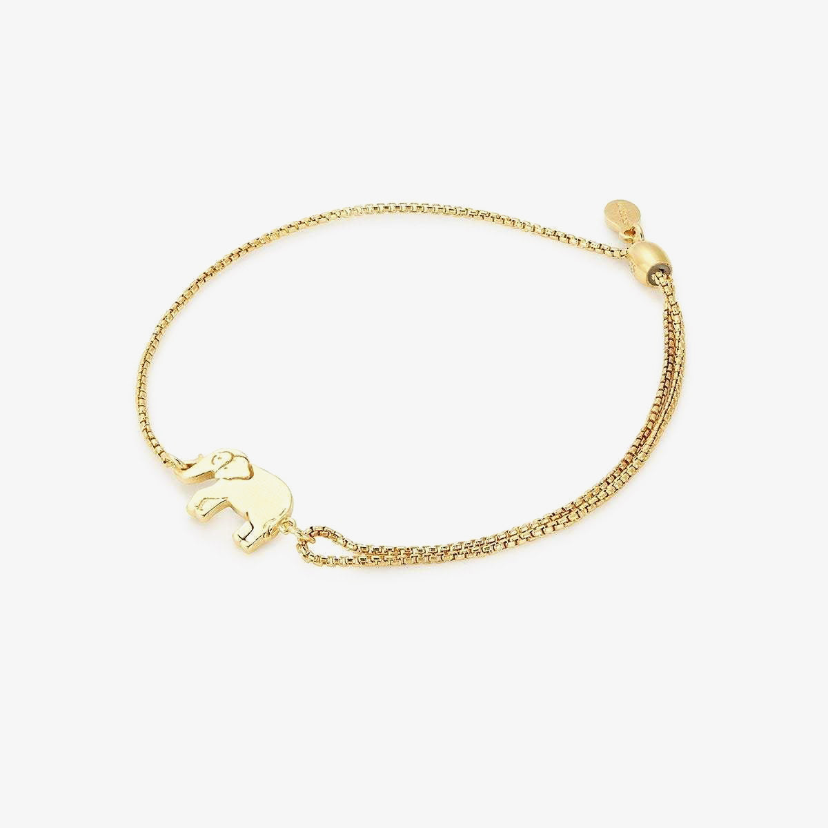 Elephant Charm Pull Chain Bracelet for Women - Adjustable Boho Beaded Jewelry for Casual Wear & Festival Outfits