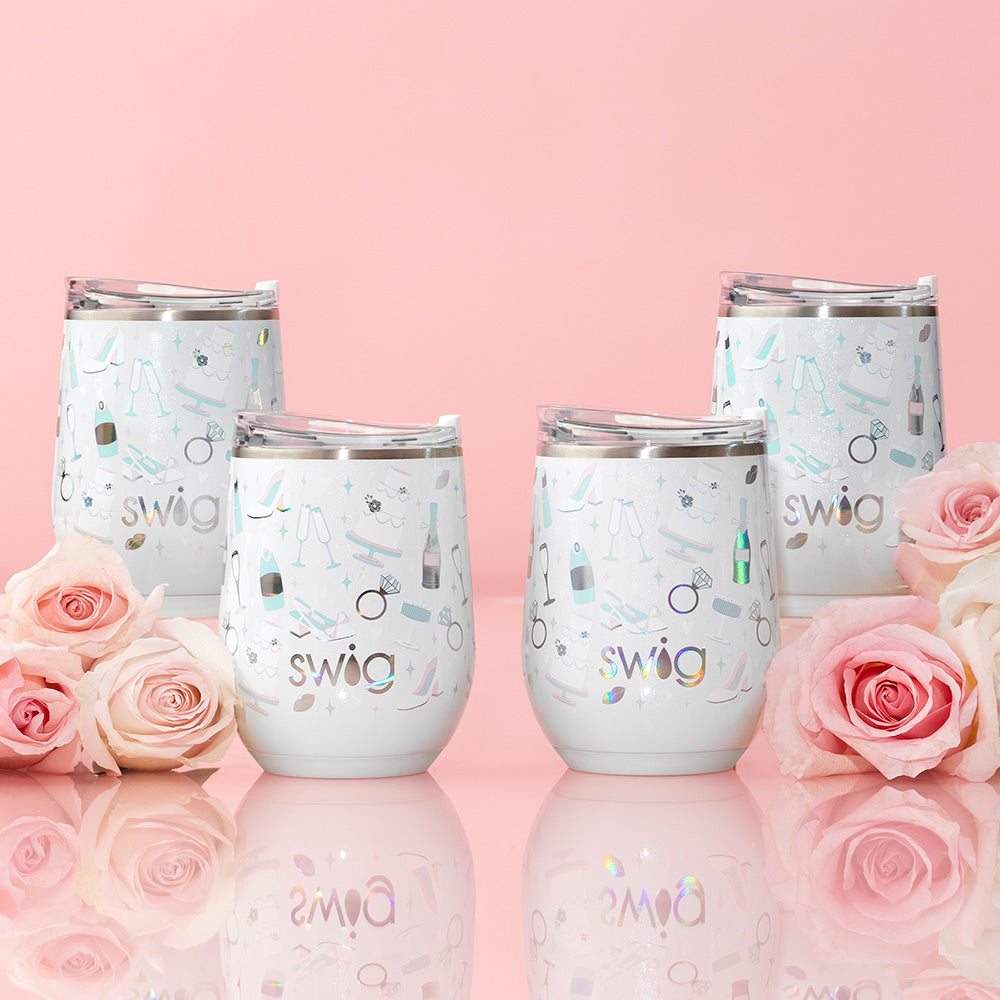 Bride to Be Stemless Wine Glass - 12oz Elegant Wedding Gift for Bridal Showers, Bachelorette Parties & Newlyweds - Perfect for Celebrations & Toasts