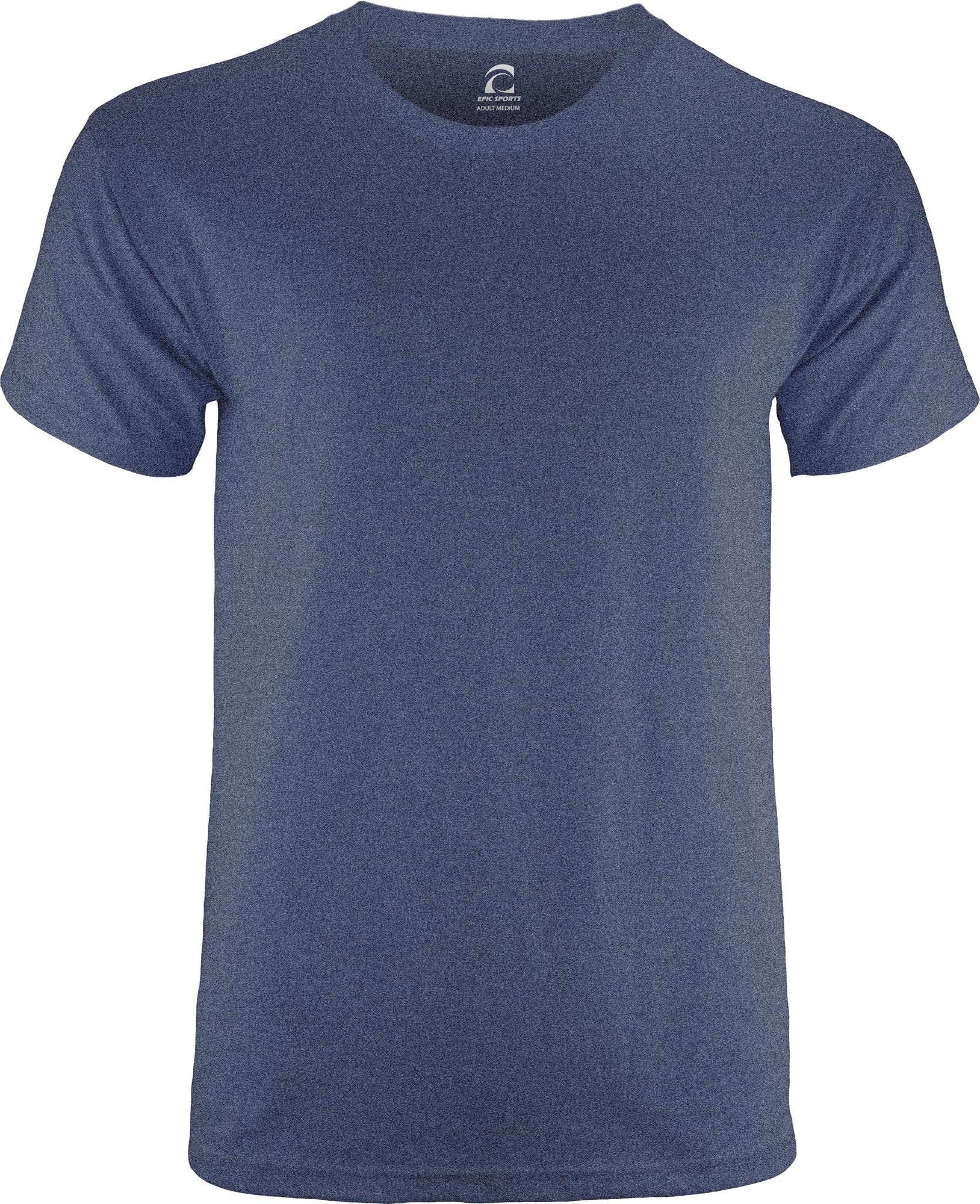 Epic Adult 5.6oz Heavyweight Cotton T-Shirt - Pre-Shrunk, Heather Blended Fabric for Men & Women | Perfect for Casual Wear, Gym, and Everyday Comfort