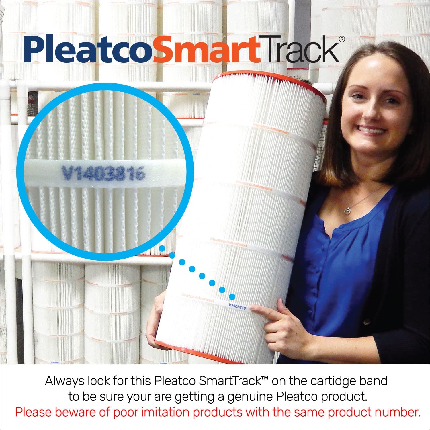 Pleatco PDM25P4-EC Replacement Filter Cartridge for Dream Maker & Gatsby Spas | OEM Compatible | White | Perfect for Hot Tub & Spa Maintenance
