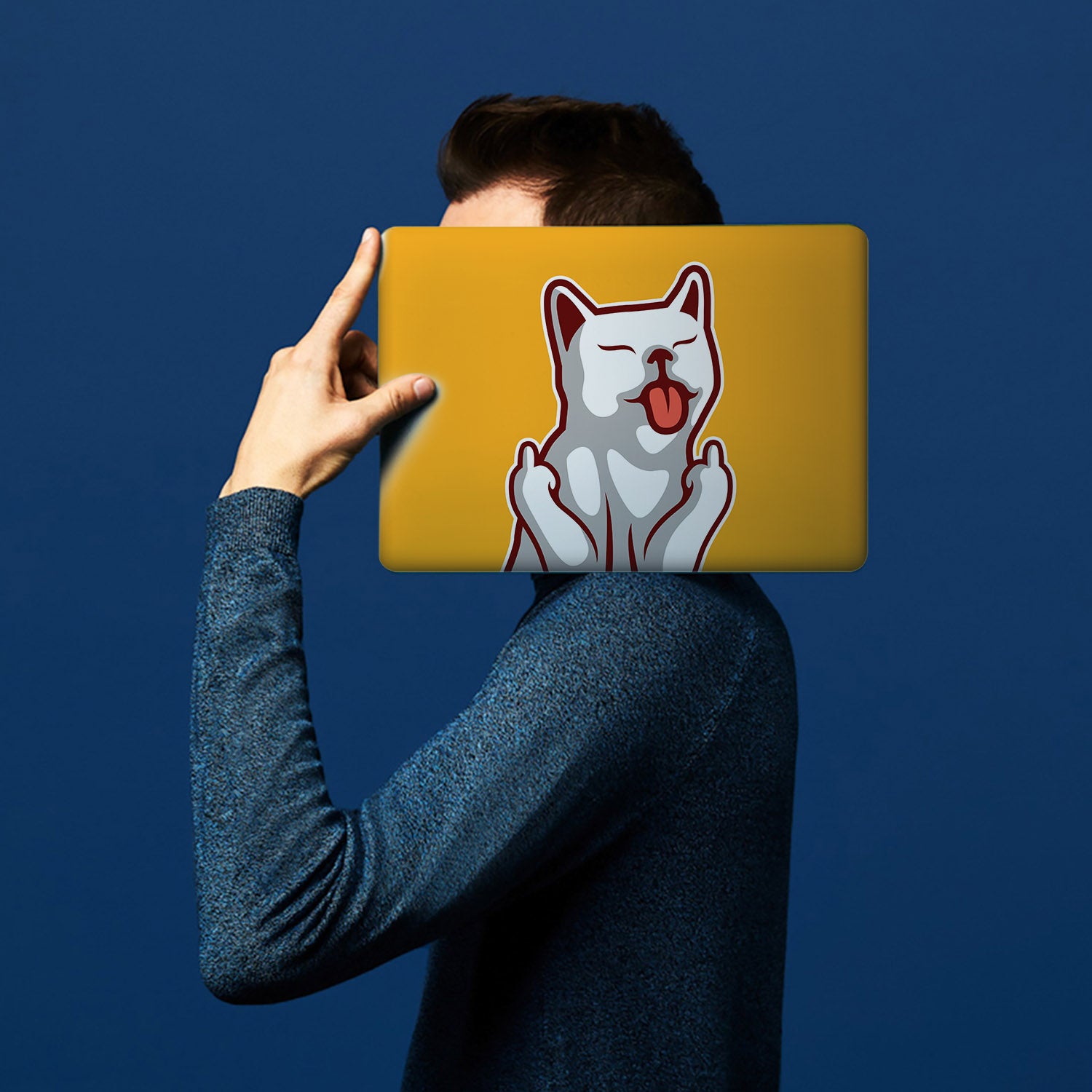 Funny Cat Design Protective Case for Microsoft Surface Laptop - Perfect for Work, School & Travel Accessories