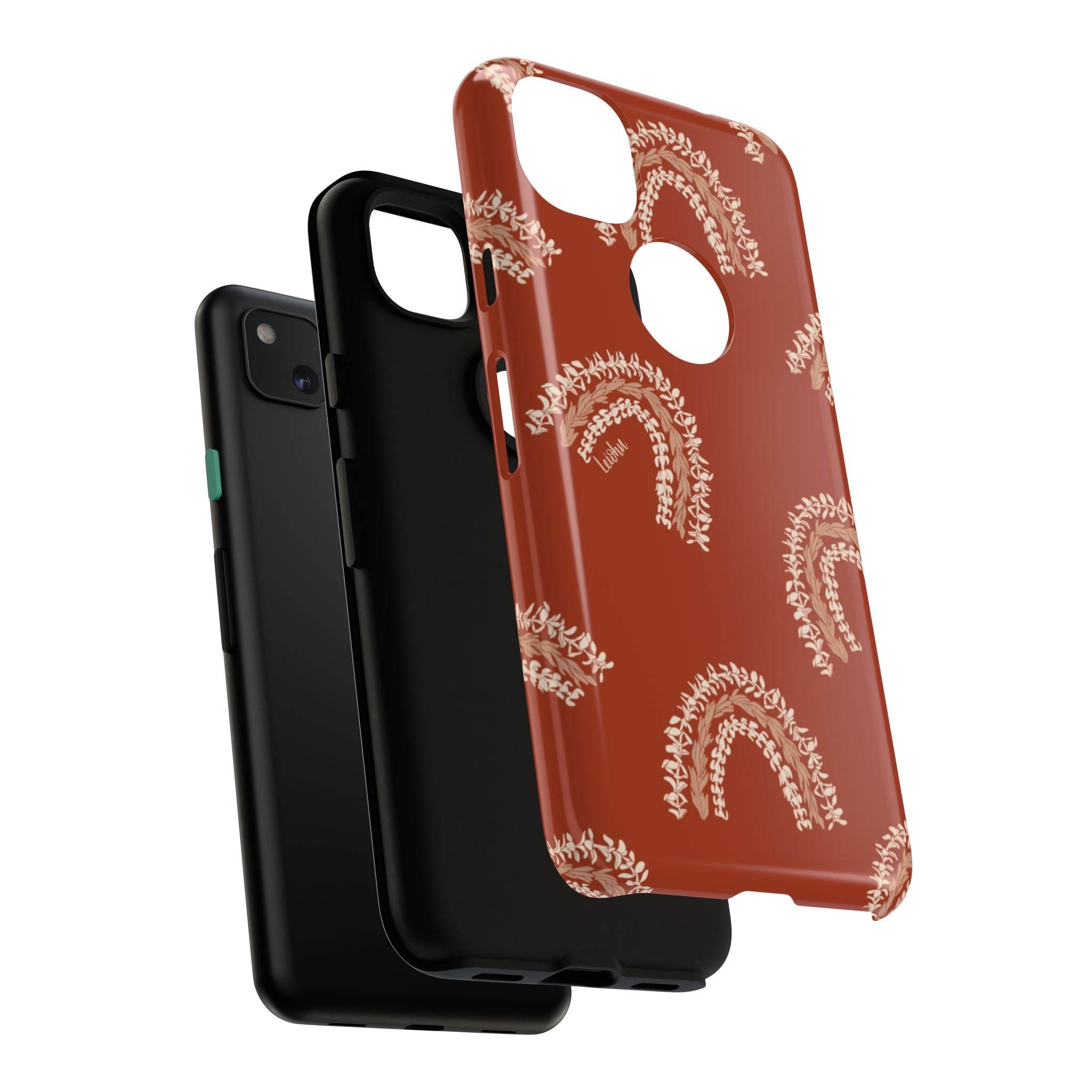 Authentic Hawaiian Ānuenue Lei - Colorful Flower Necklace for Google Pixel Phone Accessories - Perfect for Luau Parties, Graduations, and Hawaiian-Themed Events