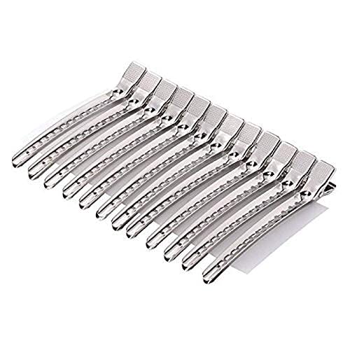 Inaaya Hair Sectioning Clips for Hair Coloring - 12 Pack Multicolor Hair Clips for Styling, Cutting & Highlights - Perfect for Salon, Home & DIY Hair Care