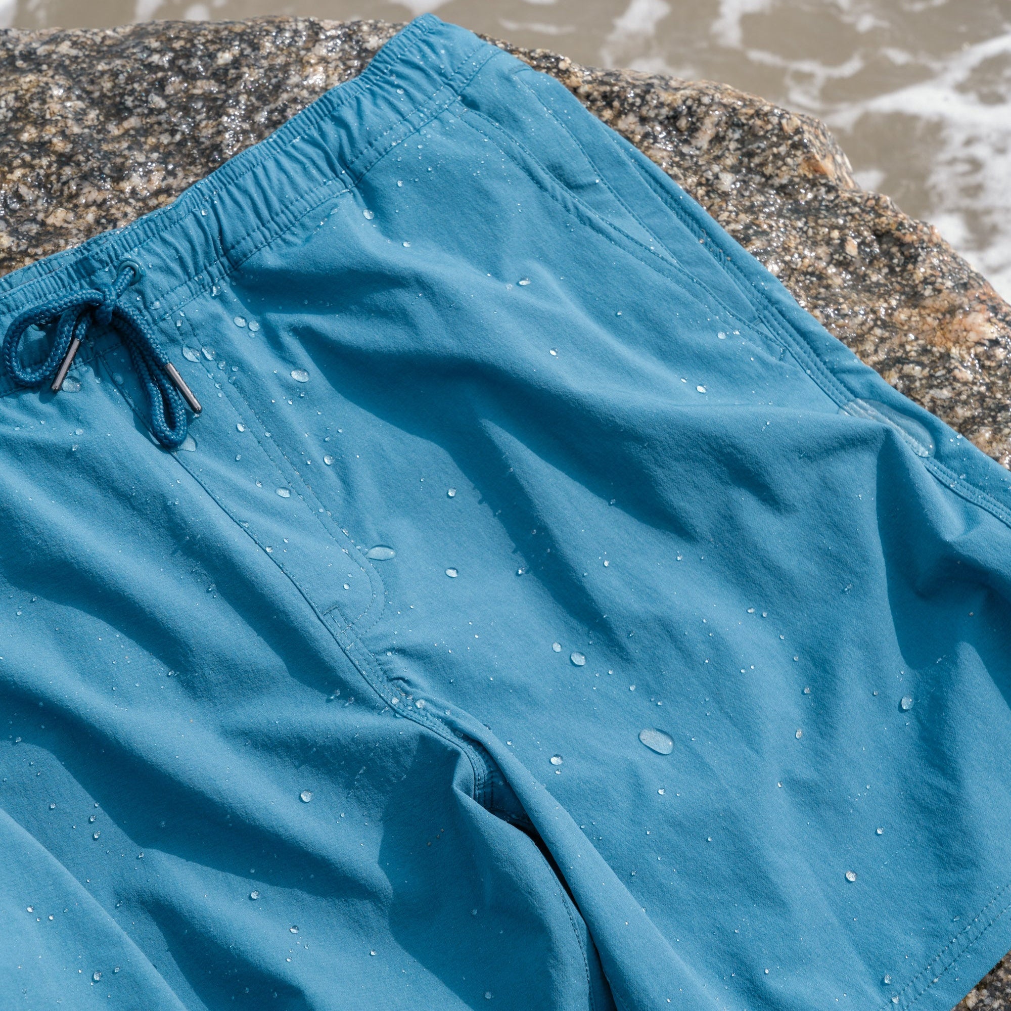 **Durable Nylon Deck Shorts for Men - Quick-Dry & Comfortable Swim Trunks - Perfect for Swimming, Beach, and Outdoor Activities**