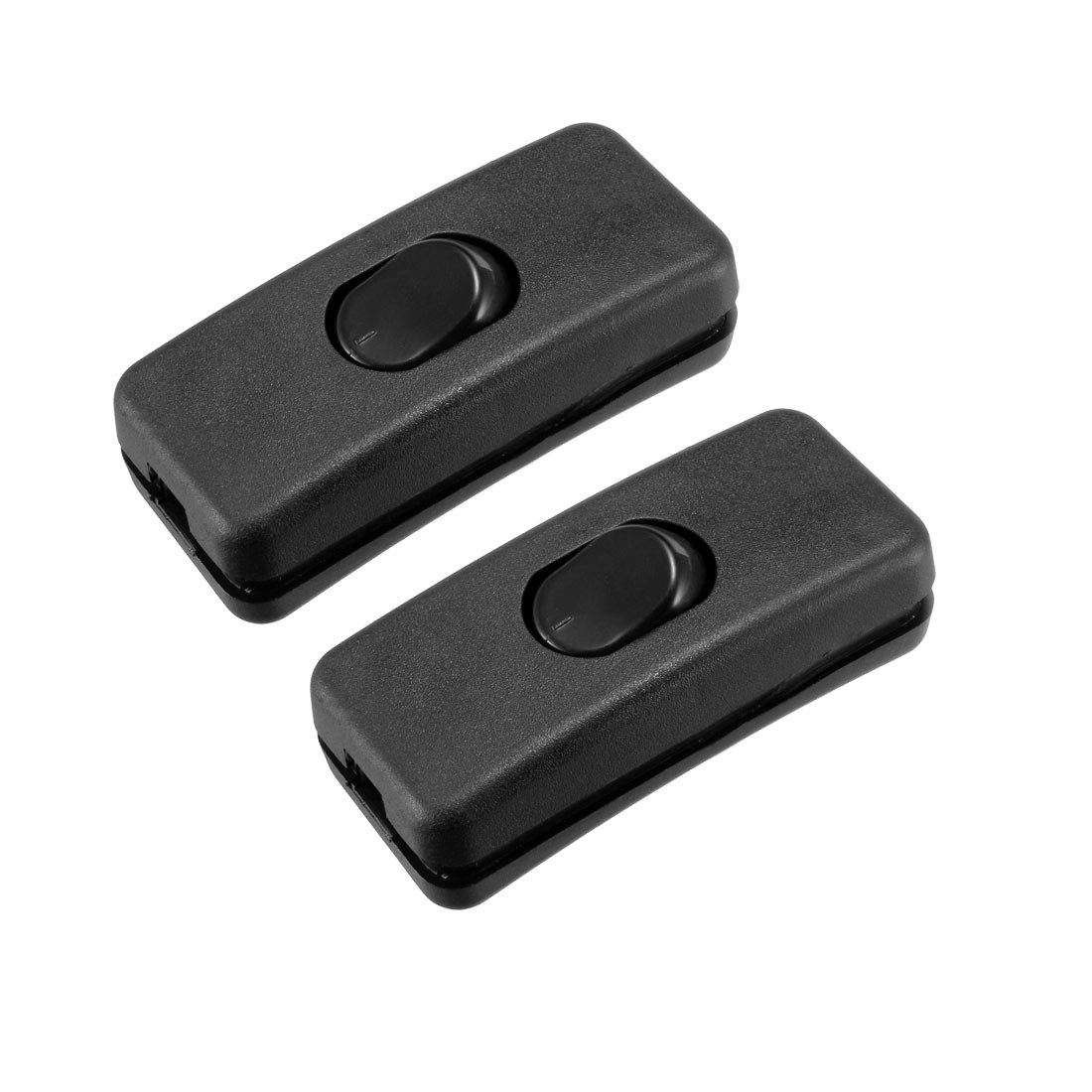 uxcell Inline Button Switch for Lamp - On/Off Cord Light Switch 2A/250VAC (2 Pack) - Perfect for Table Lamps, Floor Lamps & Home Lighting Control