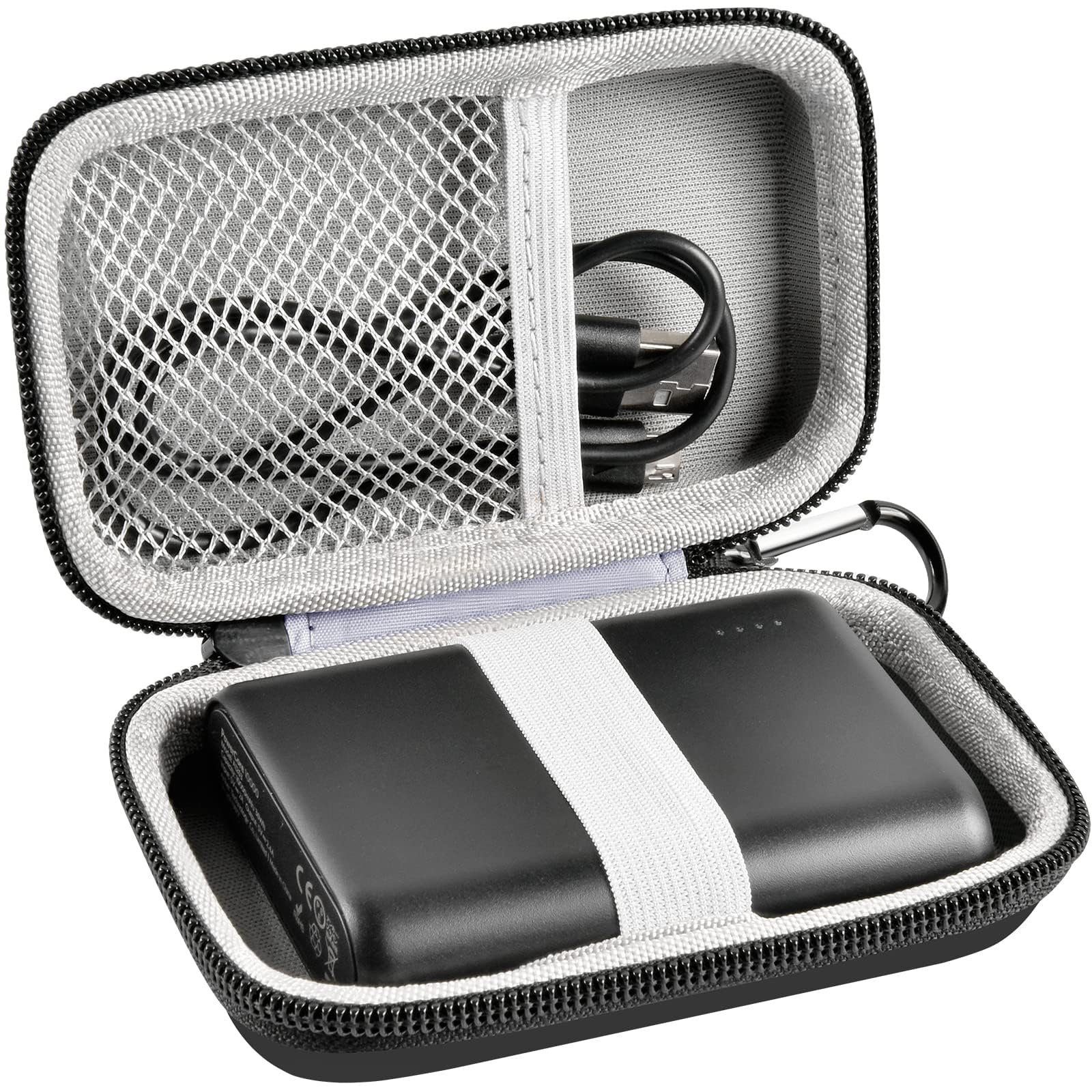 Anker PowerCore 10000 Portable Charger Case - 10000mAh Power Bank Storage Holder Box for Anker Nano (Black) | Perfect for Travel, Camping & Everyday Charging Protection