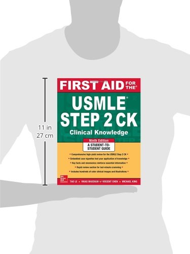First Aid for the USMLE Step 2 CK, Ninth Edition - Comprehensive Medical Study Guide for USMLE Exam Prep | Perfect for Medical Students & Residents