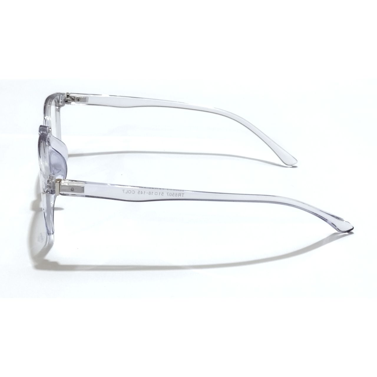 Premium Transparent Blue Glasses for Men & Women - Trendy Unisex Eyewear M8507 C7 | Perfect for Reading, Driving & Fashion Accessories