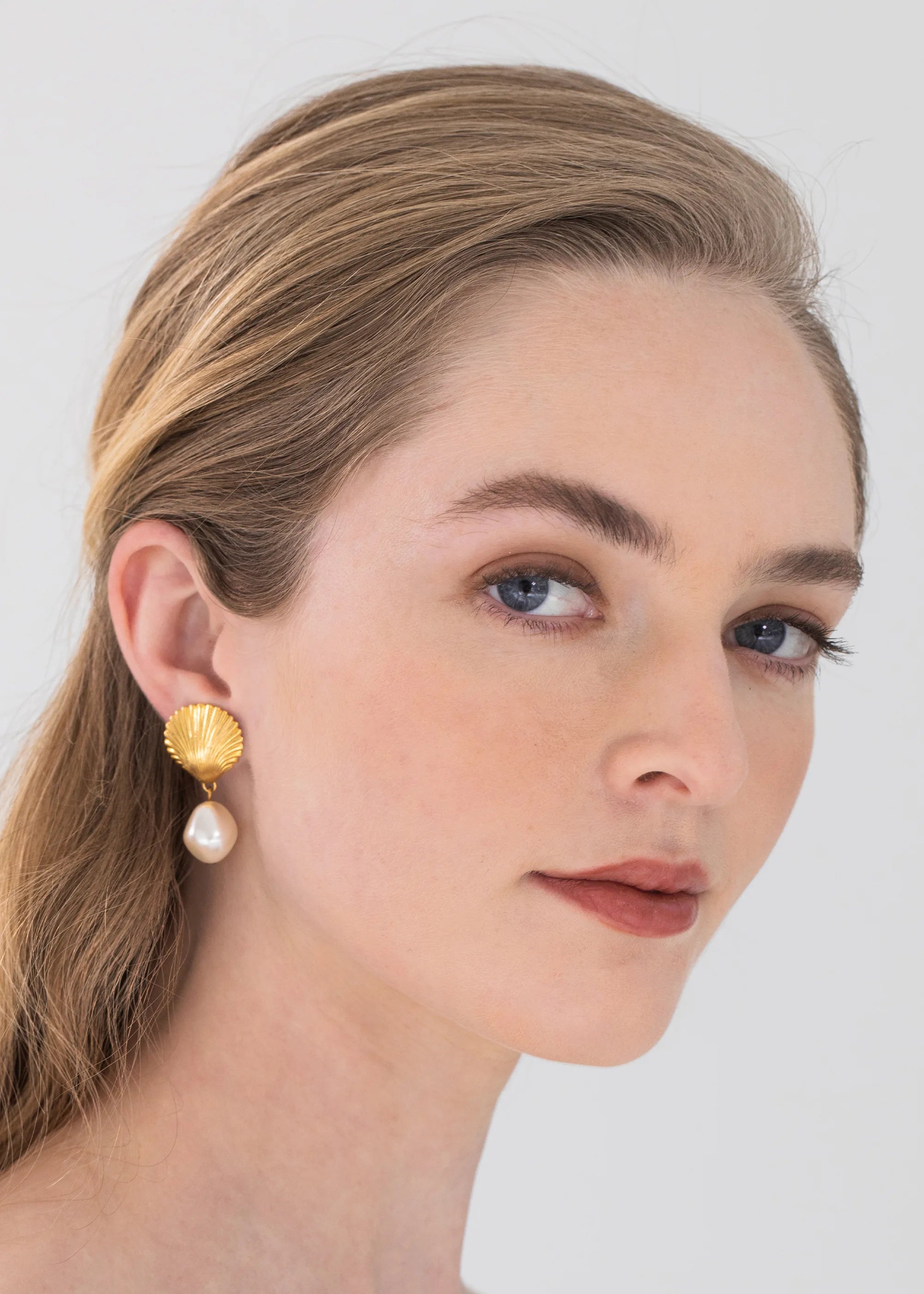 Alana Pearl Gold Earrings for Women - Elegant Dangle Drop Earrings for Party, Wedding & Everyday Wear